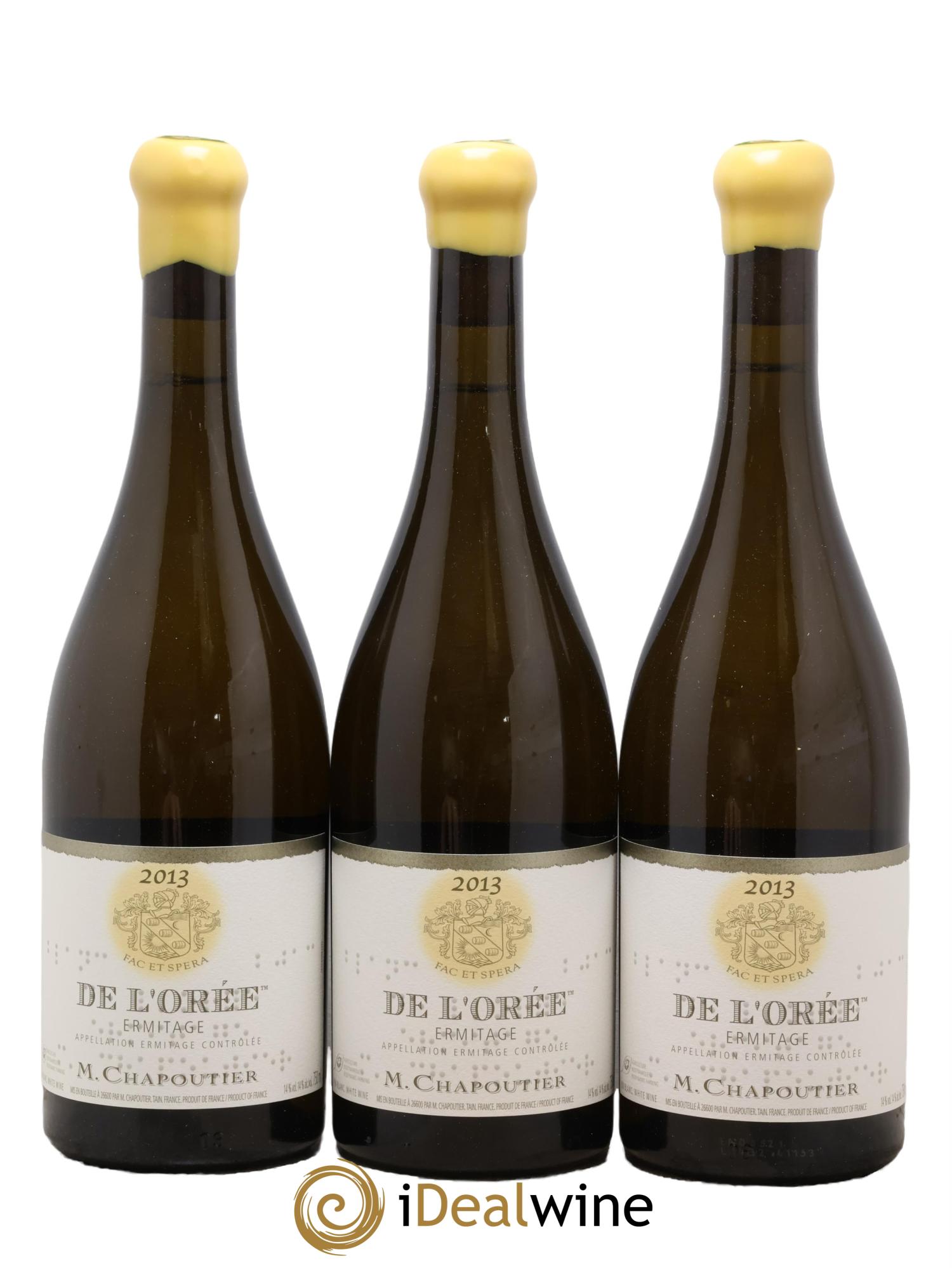 Hermitage Ermitage de l'Orée Chapoutier 2013 - Lotto di 3 bottiglie - 0