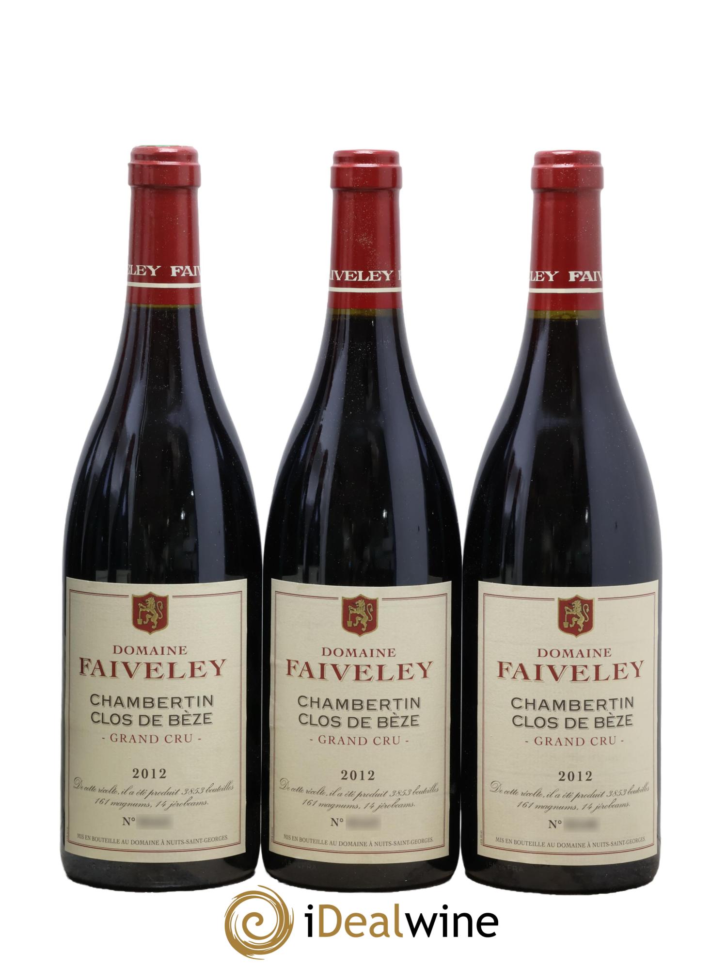Chambertin Clos de Bèze Grand Cru Faiveley 2012 - Lotto di 6 bottiglie - 3