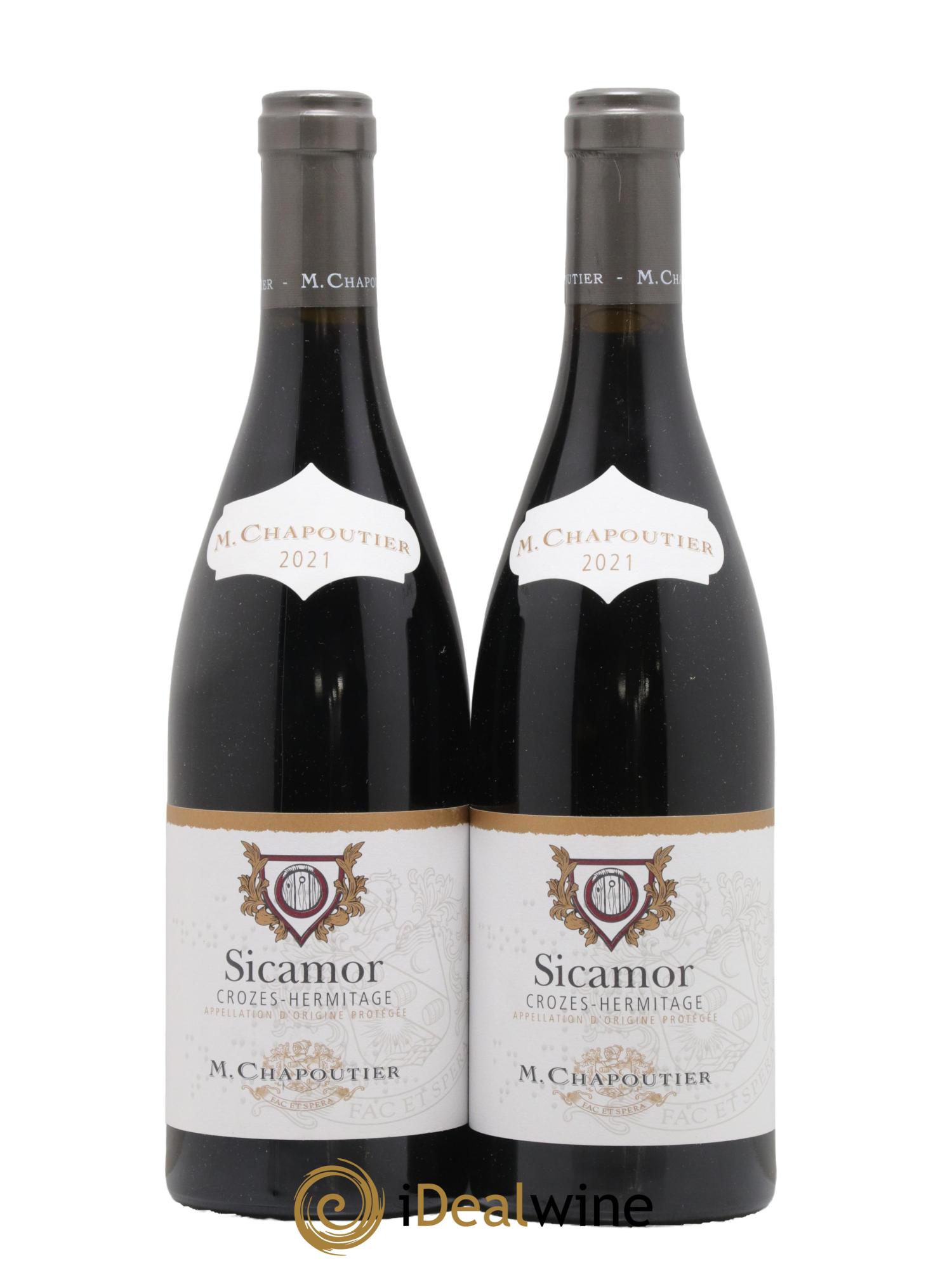 Crozes-Hermitage Sicamor Chapoutier 2021 - Lot de 2 bouteilles - 0