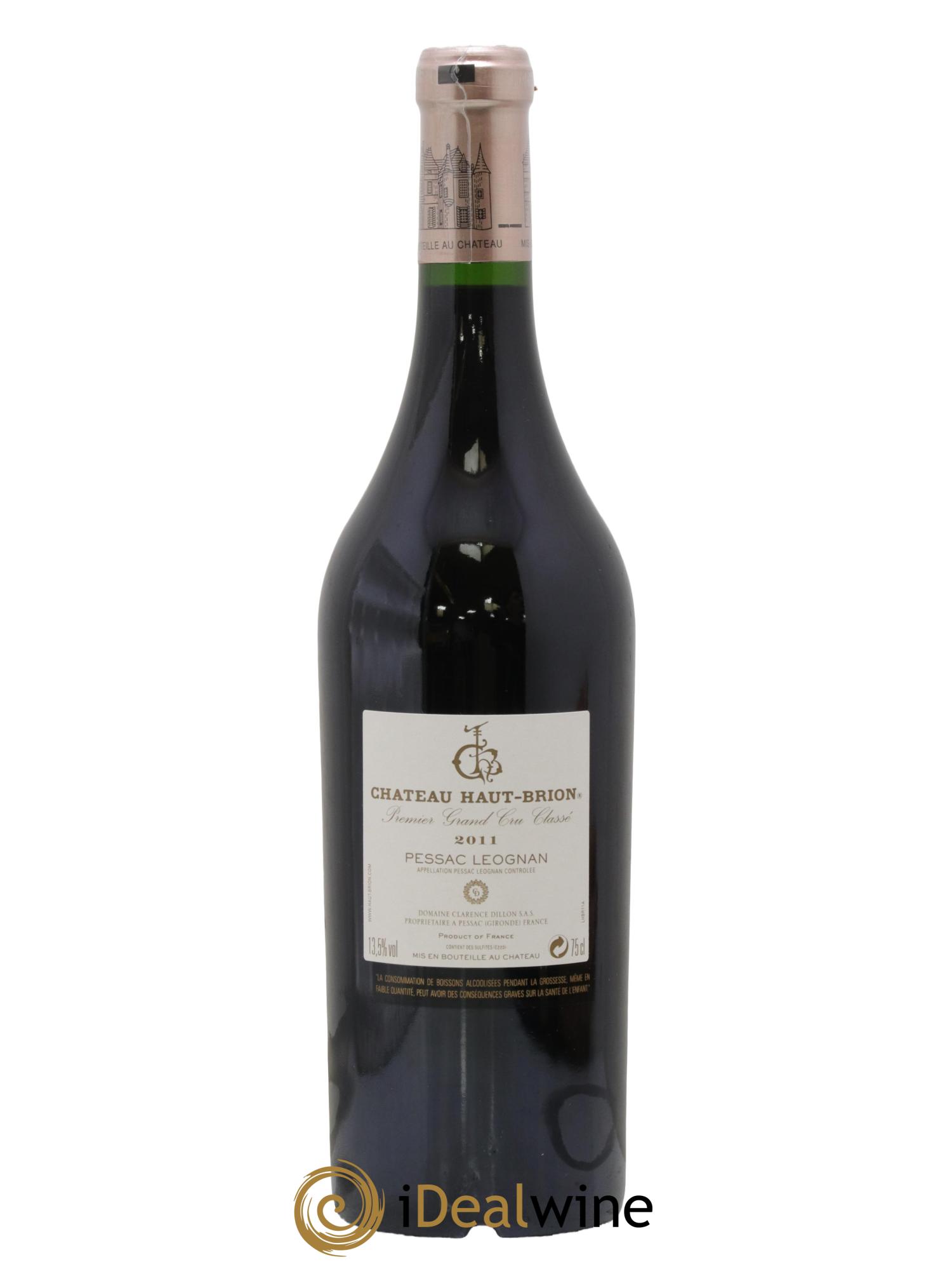 Château Haut Brion 1er Grand Cru Classé 2011 - Lot of 1 bottle - 2