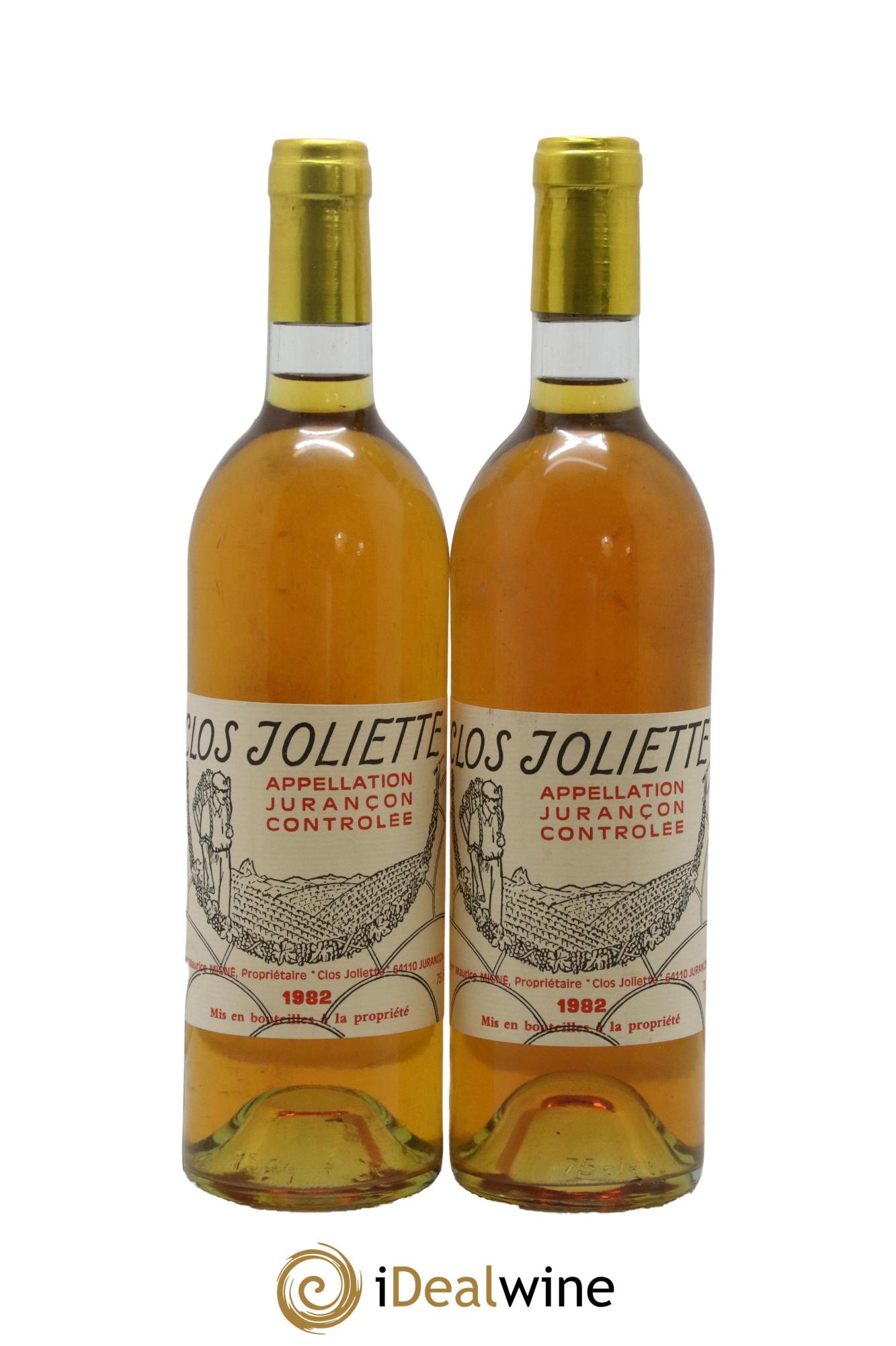 Jurançon Clos Joliette 1982 - Lotto di 2 bottiglie - 0