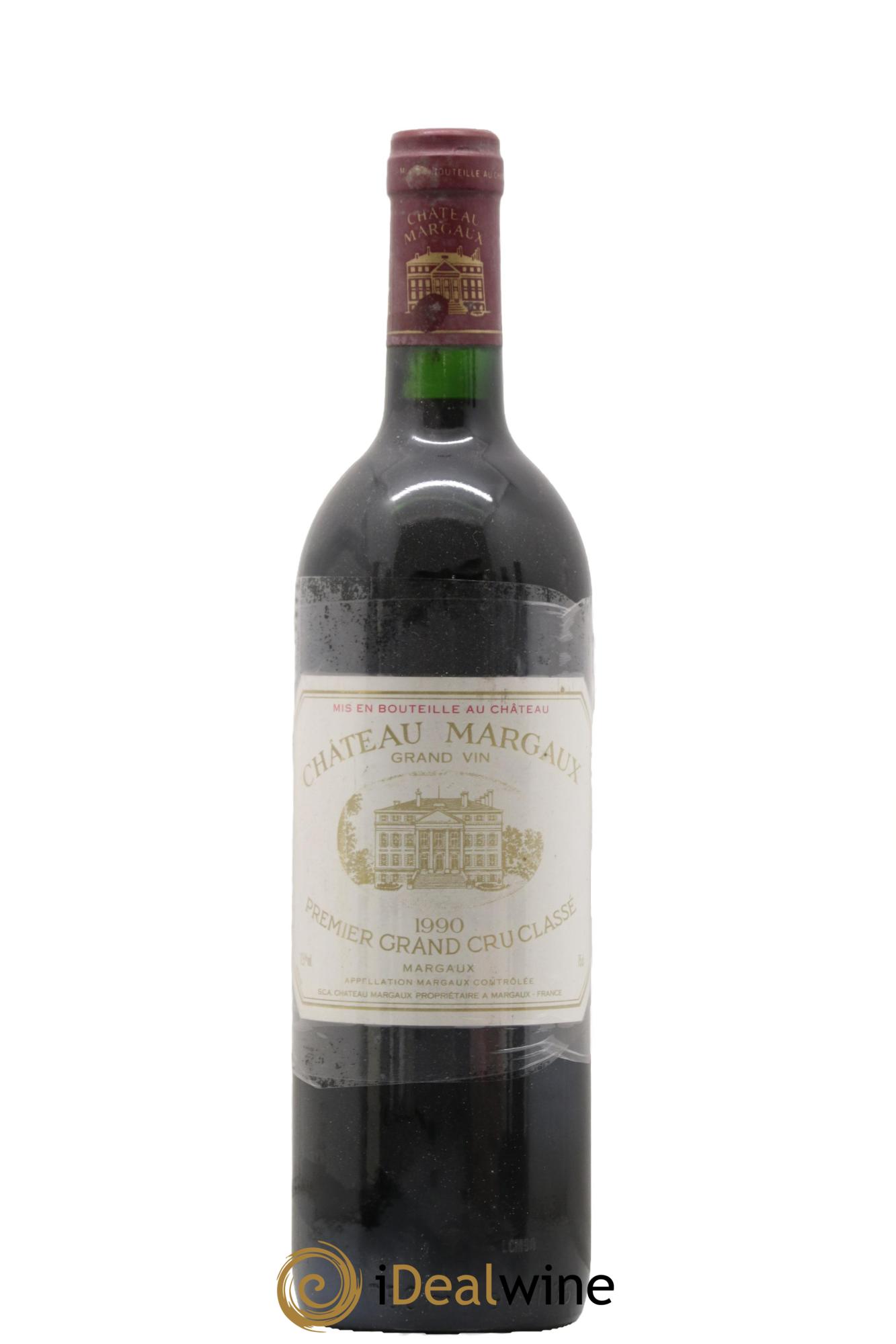 Château Margaux 1er Grand Cru Classé 1990 - Lot de 1 bouteille - 0