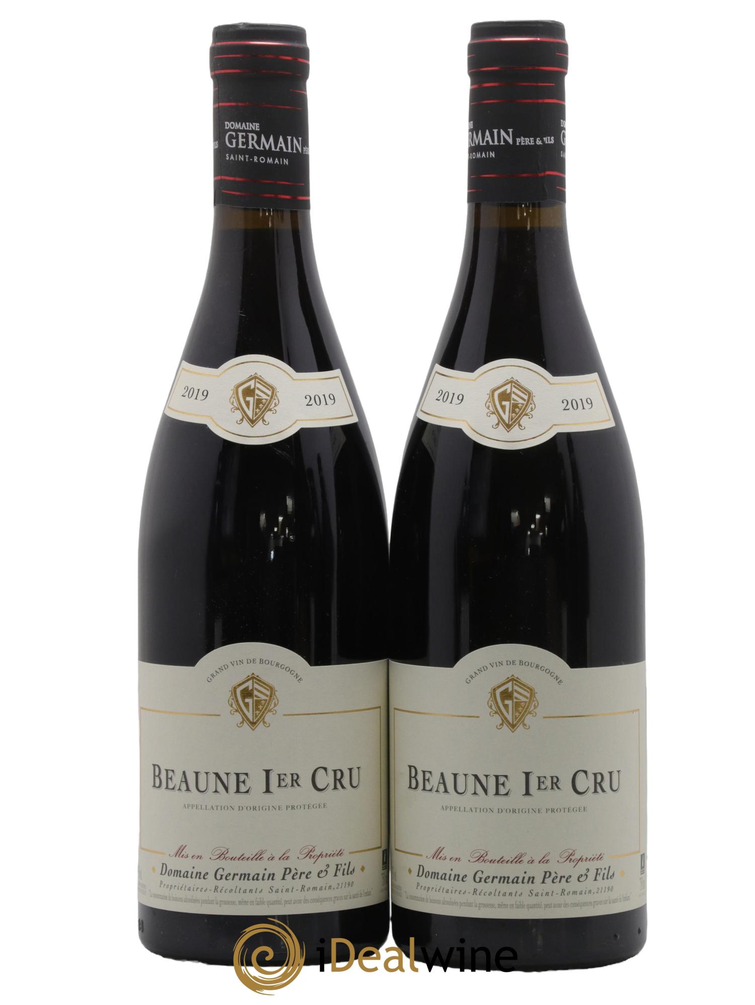 Beaune 1er Cru Domaine Germain Père Et Fils 2019 - Posten von 2 Flaschen - 0