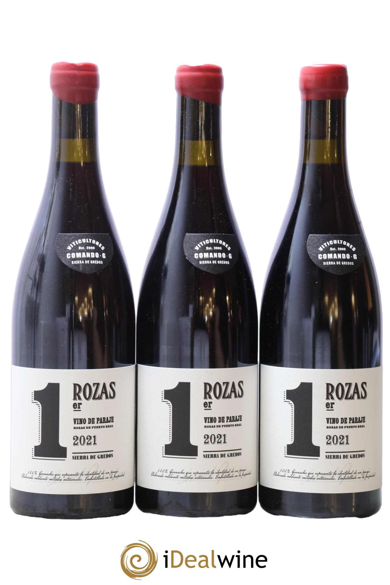 Vinos de Madrid DO Rozas 1er Comando G 2021 - Lot de 3 bouteilles - 0