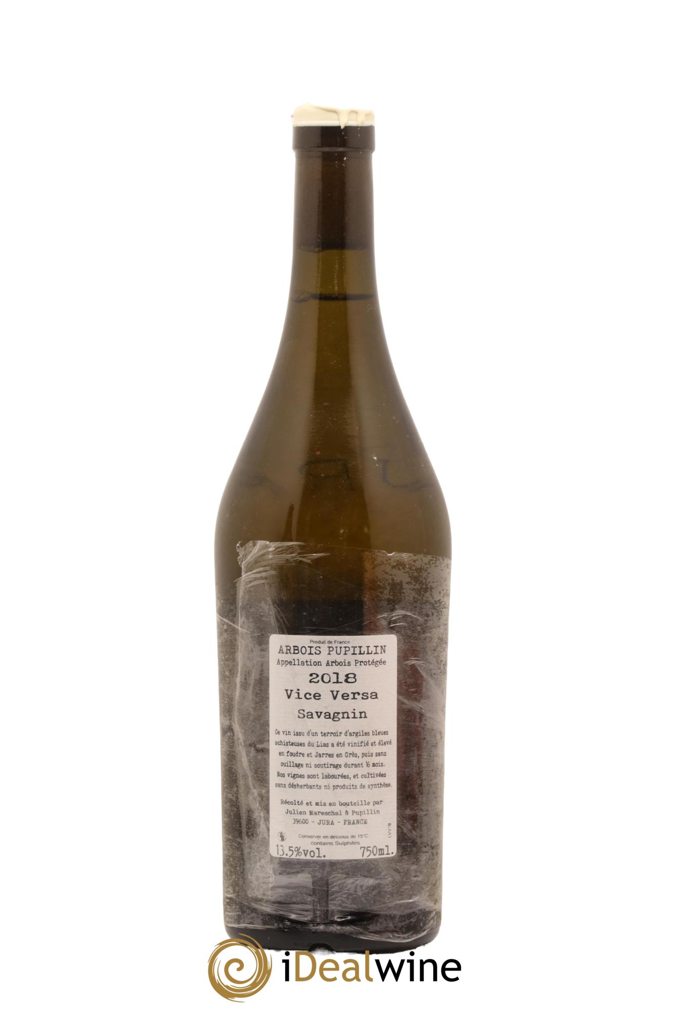Arbois Pupillin Tradition Vice Versa-Savagnin Domaine La Borde 2018 - Lot de 1 bouteille - 1