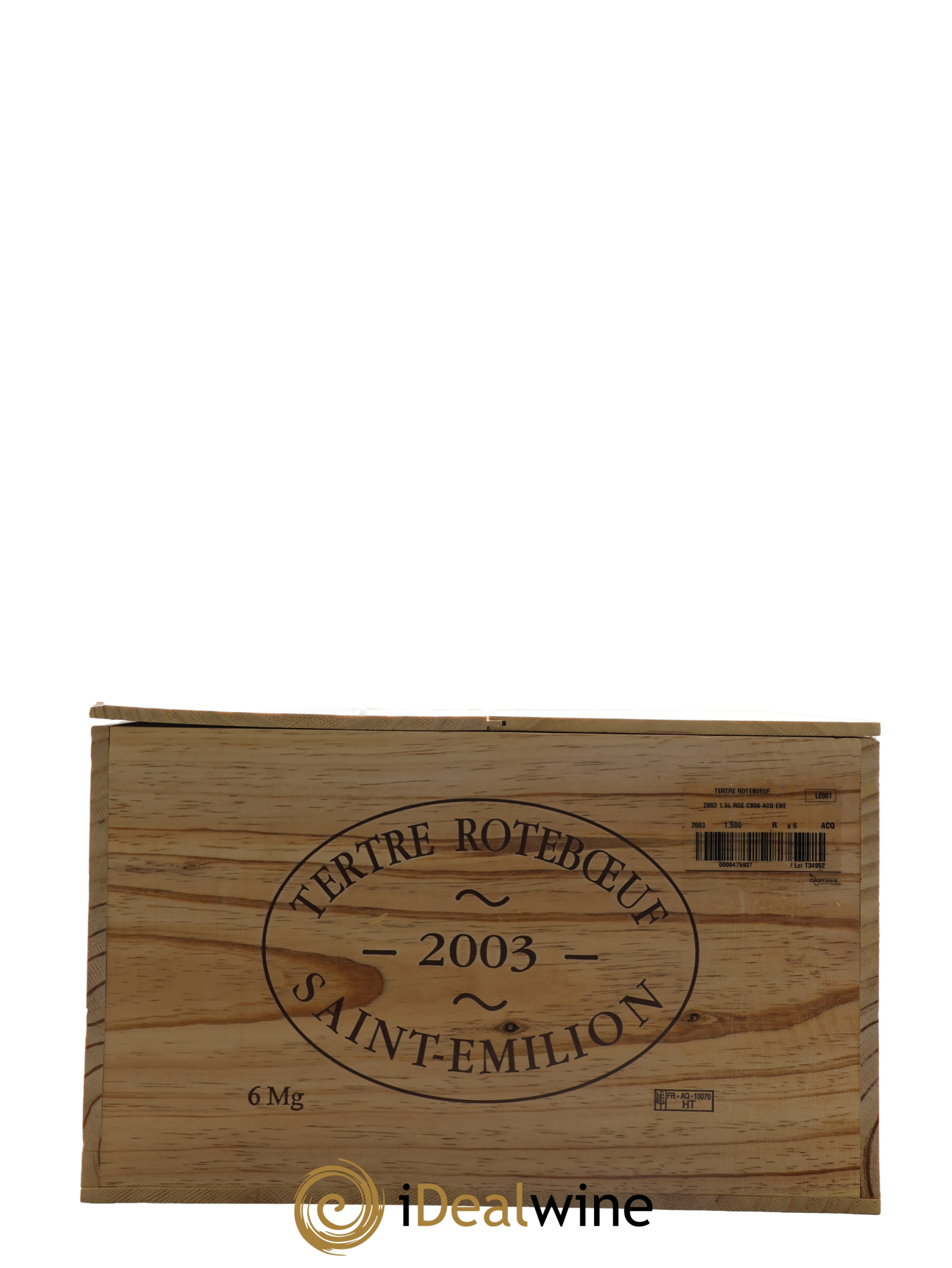 Château Tertre Roteboeuf 2003 - Lot de 6 magnums - 3