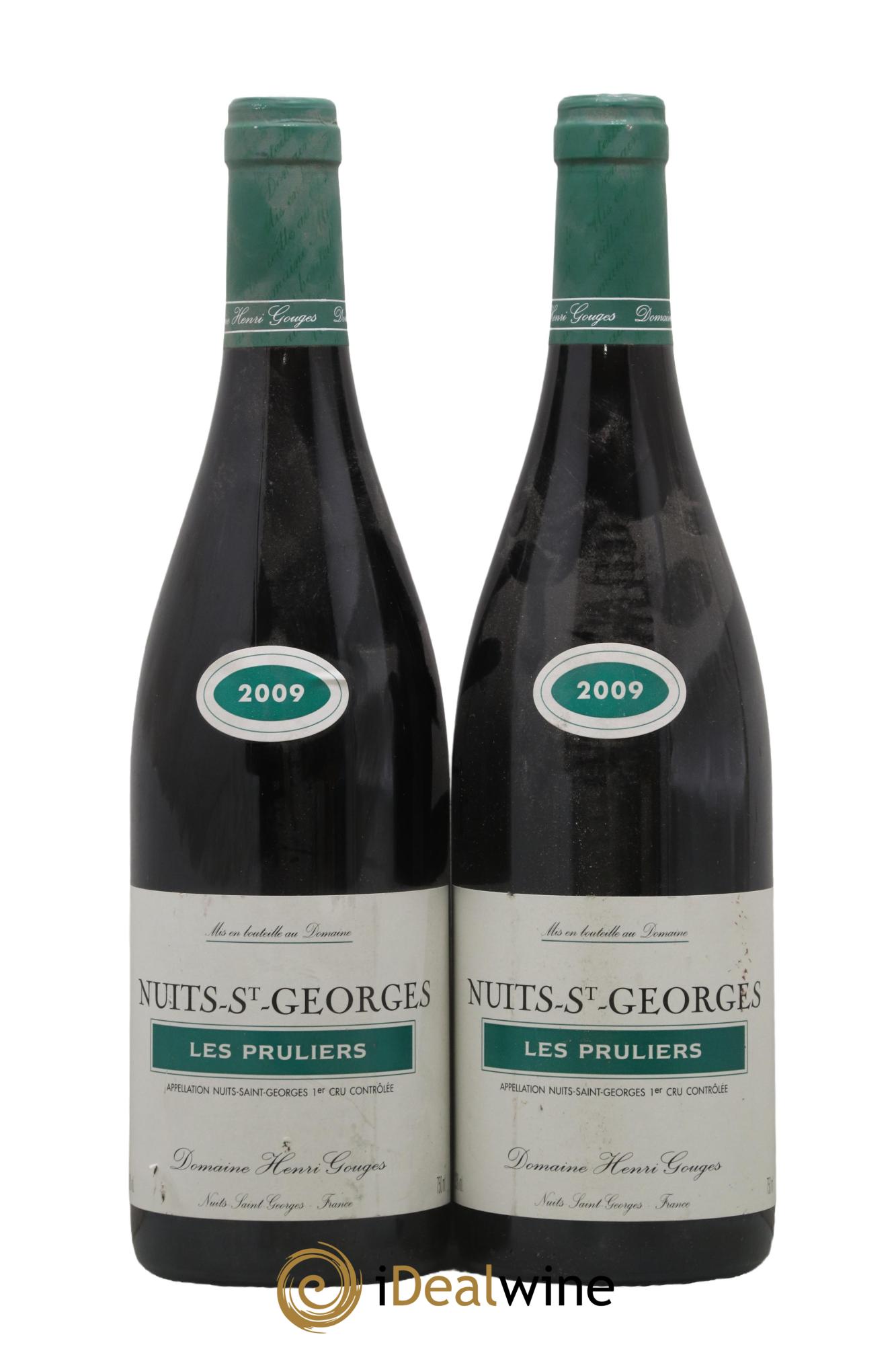 Nuits-Saint-Georges 1er Cru Les Pruliers Henri Gouges 2009 - Lot de 2 bouteilles - 0