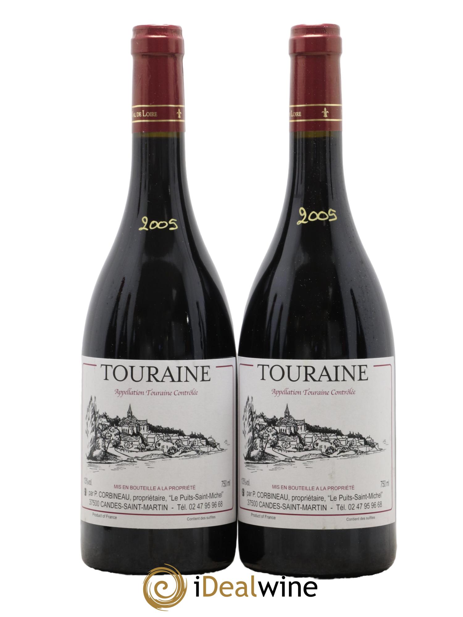 Touraine Patrick Corbineau 2005 - Lot de 2 bouteilles - 0