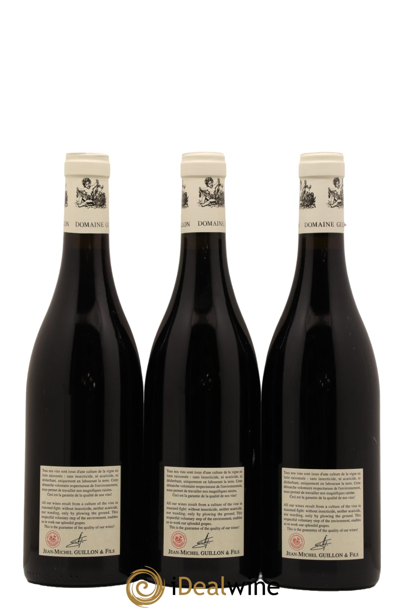 Clos de Vougeot Grand Cru Domaine Jean Michel Guillon 2018 - Lot de 3 bouteilles - 1