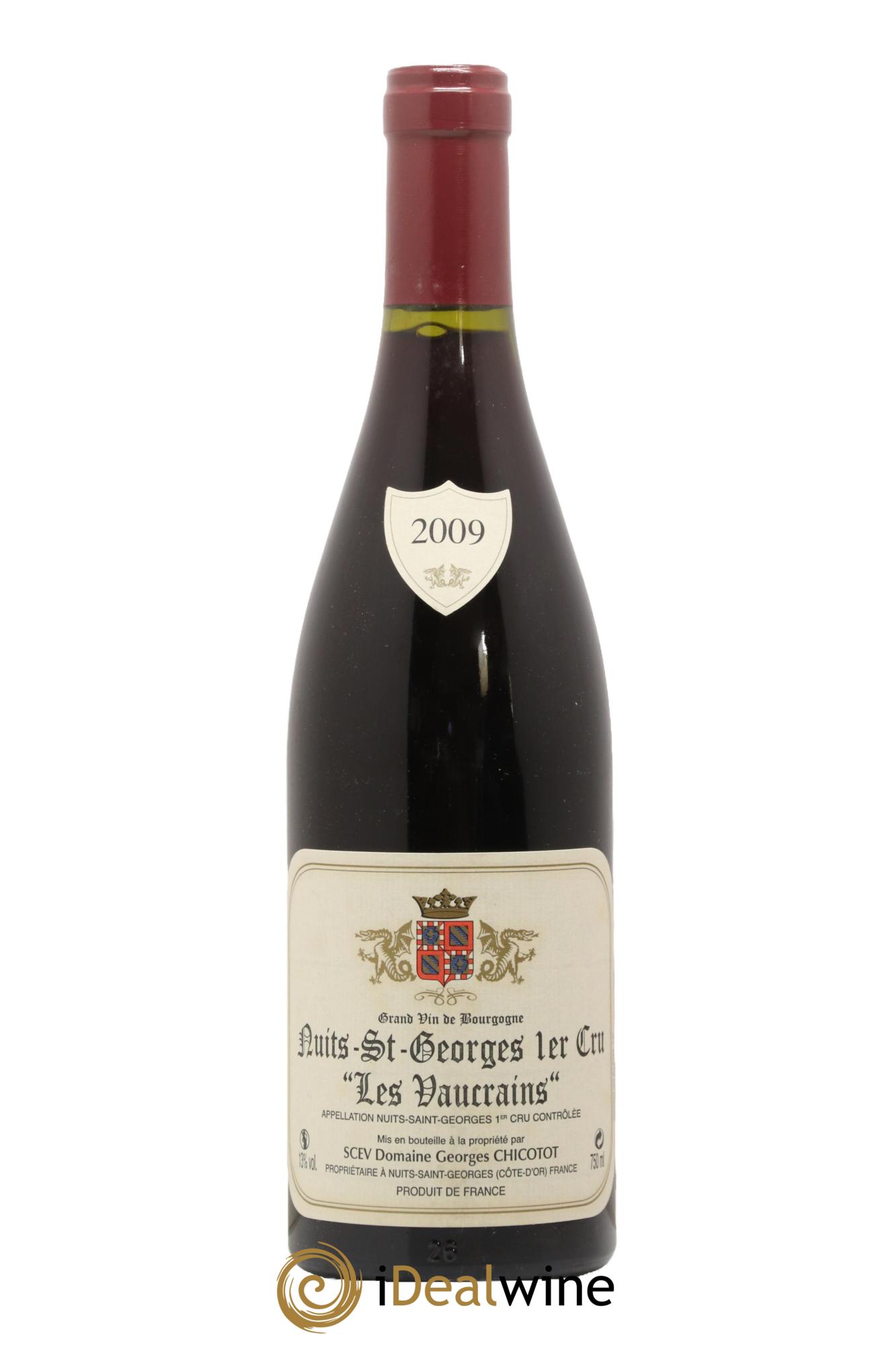 Nuits-Saint-Georges 1er Cru Les Vaucrains Chicotot 2009 - Lot de 1 bouteille - 0