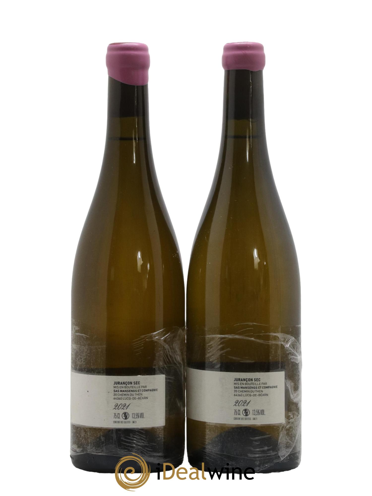 Jurançon Marcel Mansengs et Compagnie 2021 - Posten von 2 Flaschen - 1
