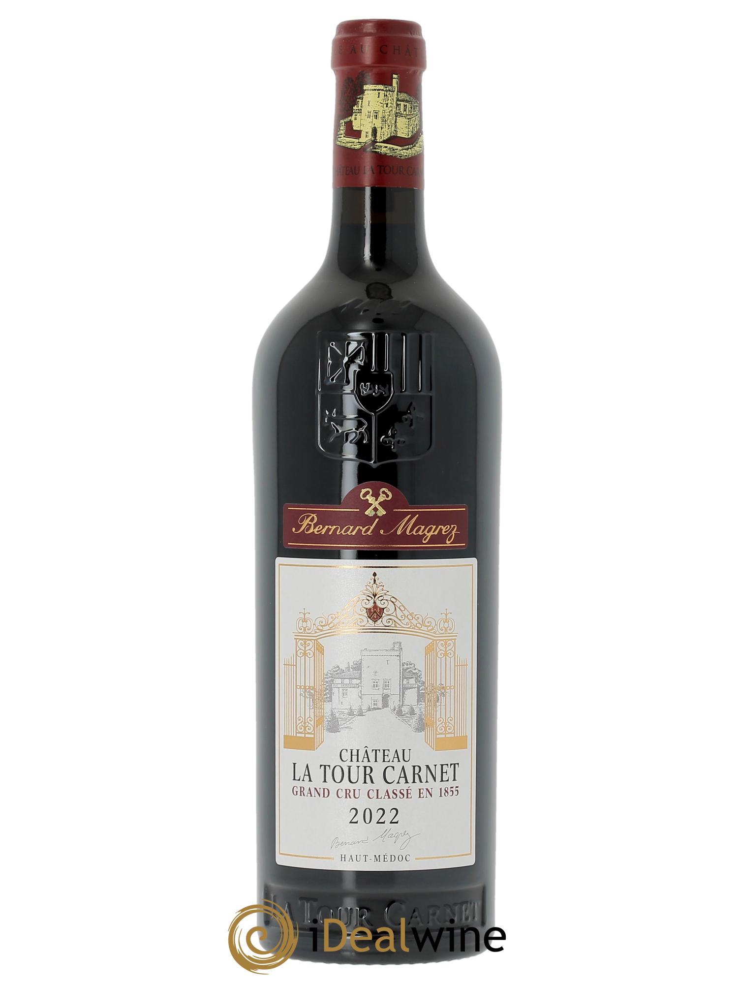Château la Tour Carnet 4ème Grand Cru Classé (CBO à partir de 6 bts) 2022 - Lot de 1 bouteille - 0