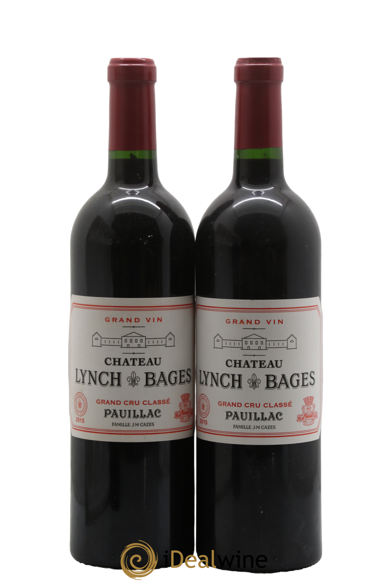 Château Lynch Bages 5ème Grand Cru Classé 2015 - Lotto di 2 bottiglie - 0