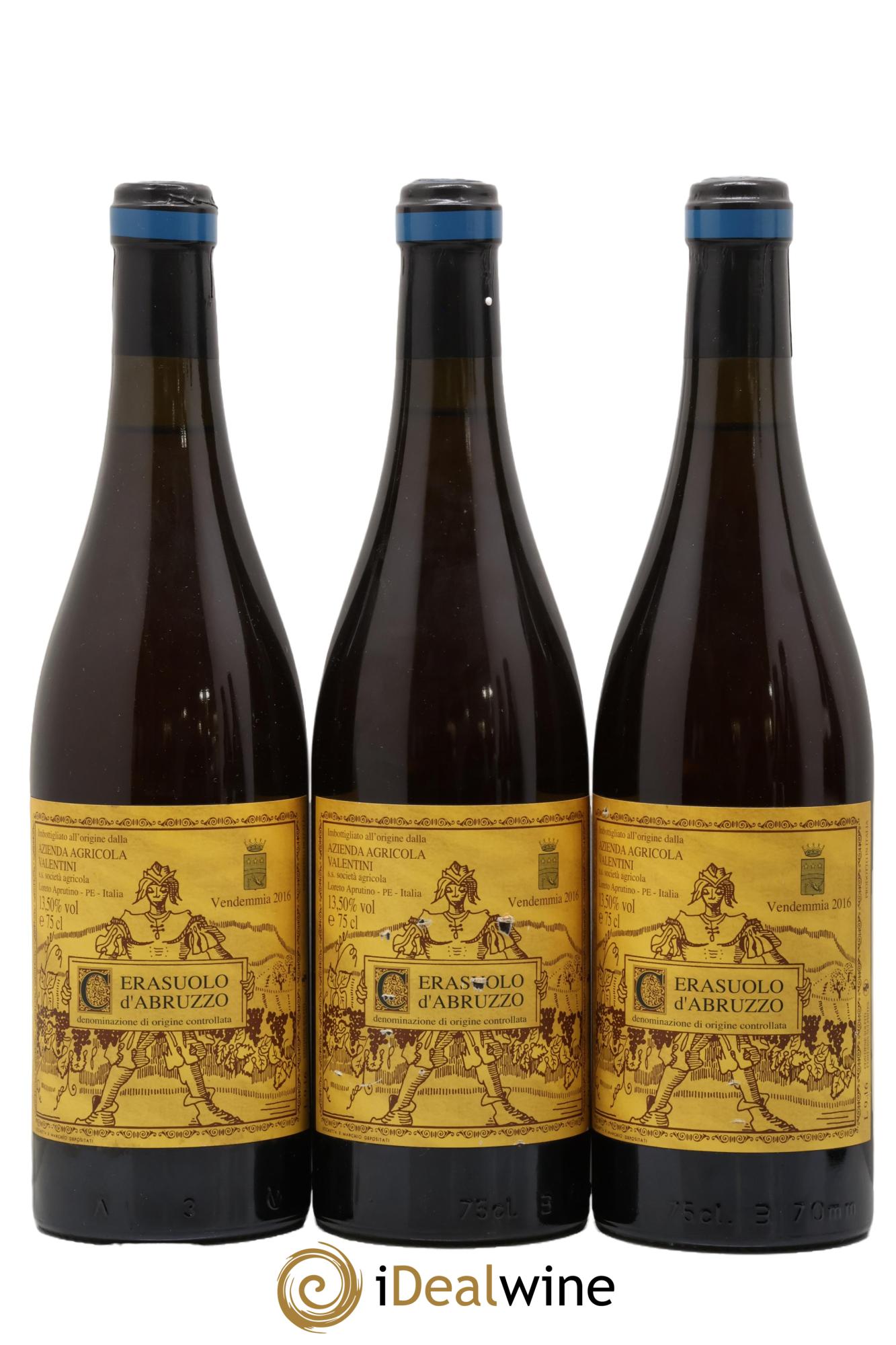Cerasuolo d'Abruzzo DOC Francesco Valentini 2016 - Posten von 3 Flaschen - 0