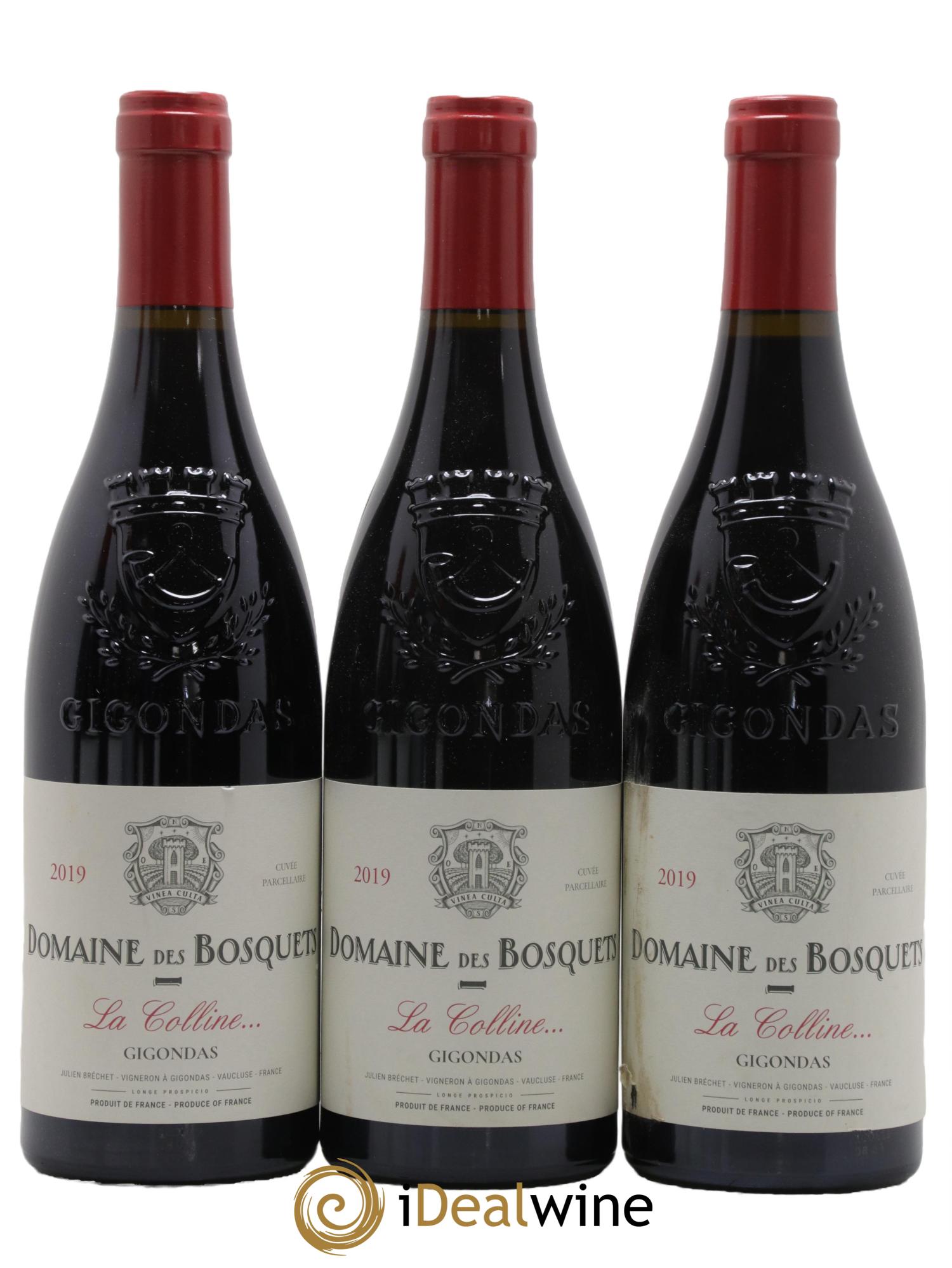 Gigondas La Colline Des Bosquets 2019 - Lot de 3 bouteilles - 0