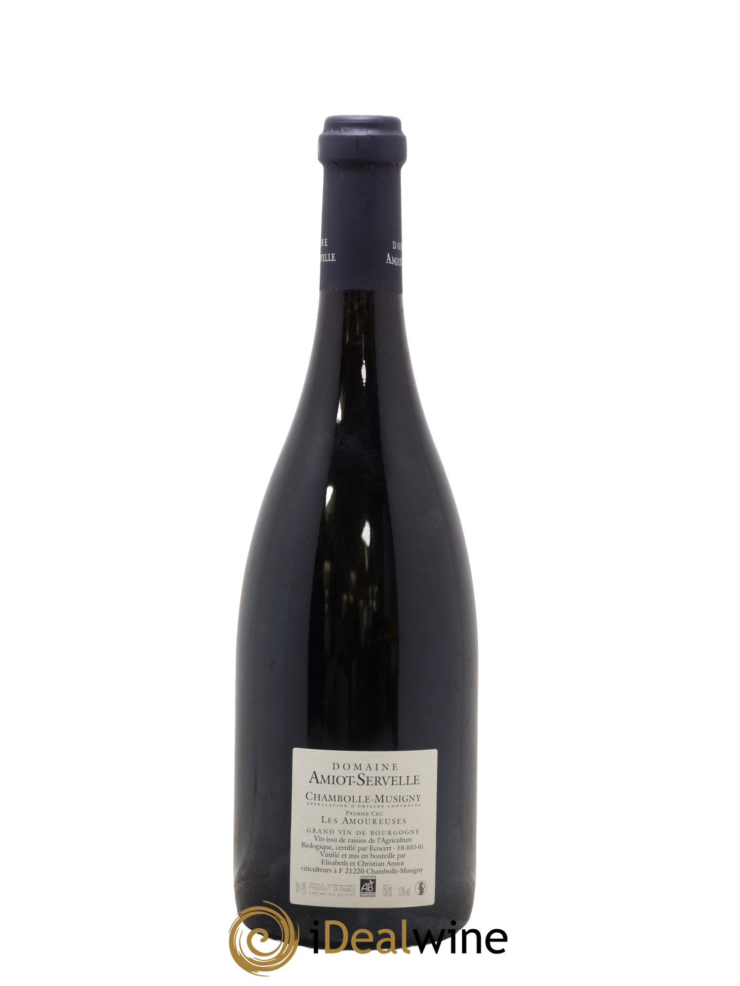 Chambolle-Musigny 1er Cru Les Amoureuses Amiot-Servelle 2010 - Lot de 1 bouteille - 1