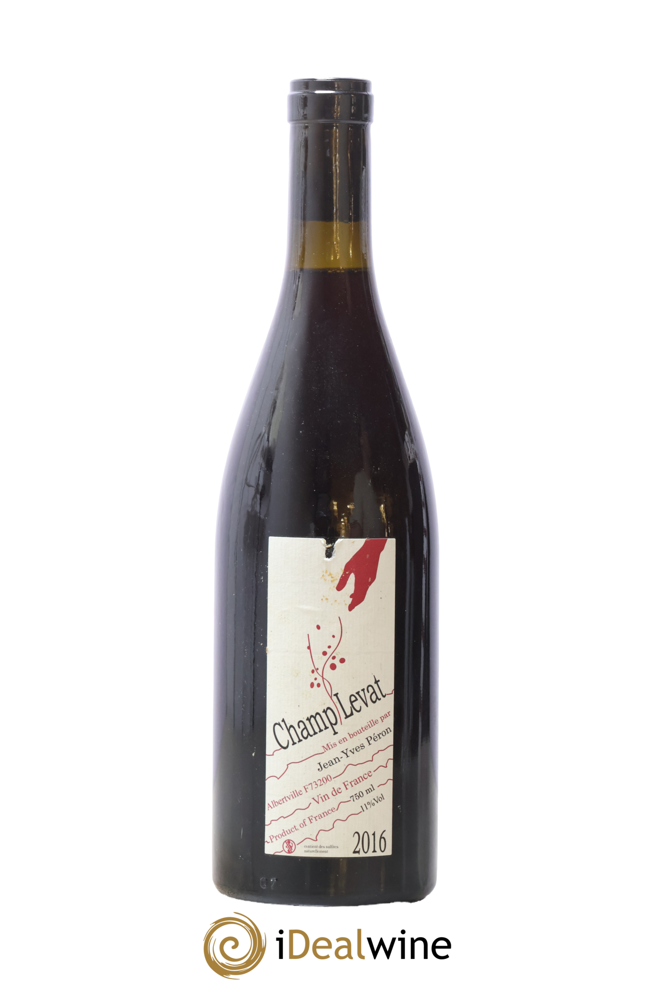 Vin de France Champ Levat Jean-Yves Péron 2016 - Lot de 1 bouteille - 0