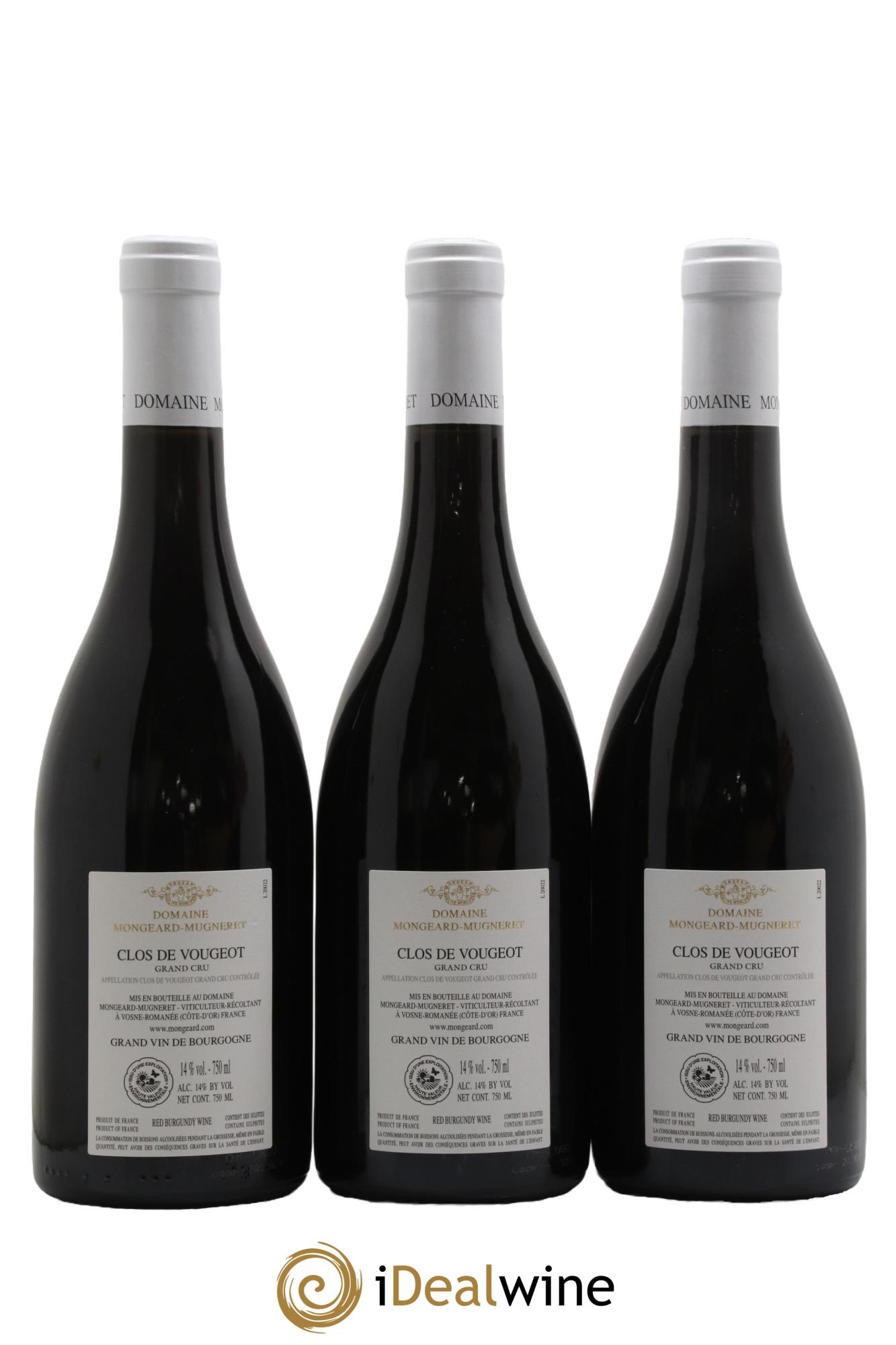 Clos de Vougeot Grand Cru Mongeard-Mugneret (Domaine) 2022 - Lotto di 6 bottiglie - 4