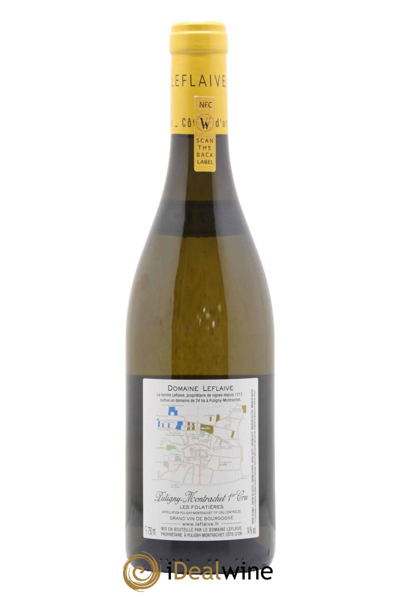 Puligny-Montrachet 1er Cru Les Folatières Leflaive (Domaine) 2019 - Lot de 1 bouteille - 1