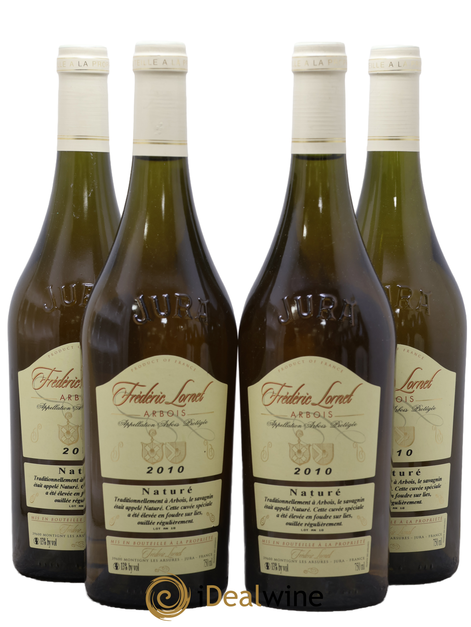 Arbois Naturé Frédéric Lornet 2010 - Posten von 4 Flaschen - 0