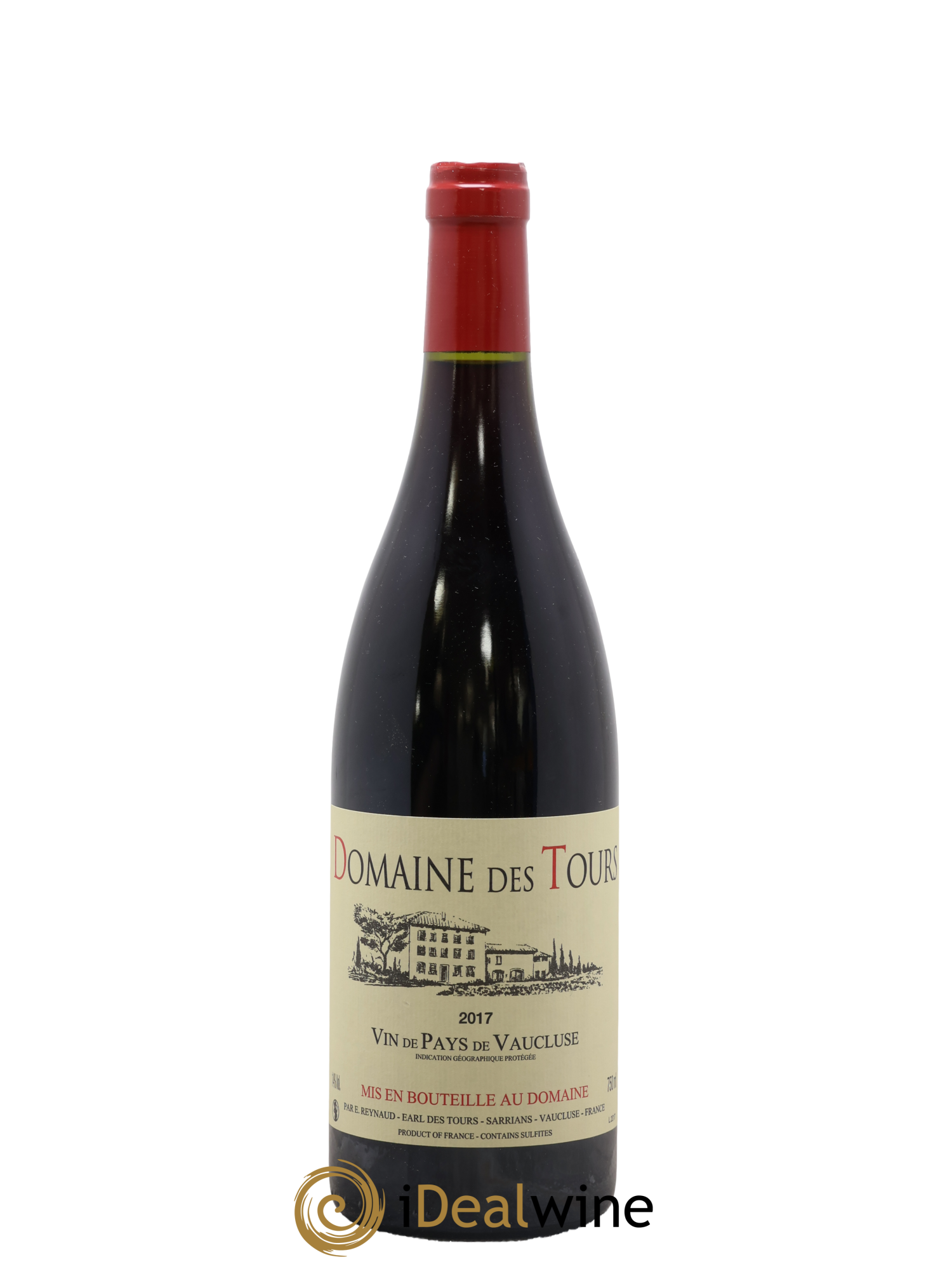 Vaucluse (Vin de Pays de Vaucluse) Domaine des Tours Emmanuel Reynaud 2017 - Lot de 1 bouteille - 0