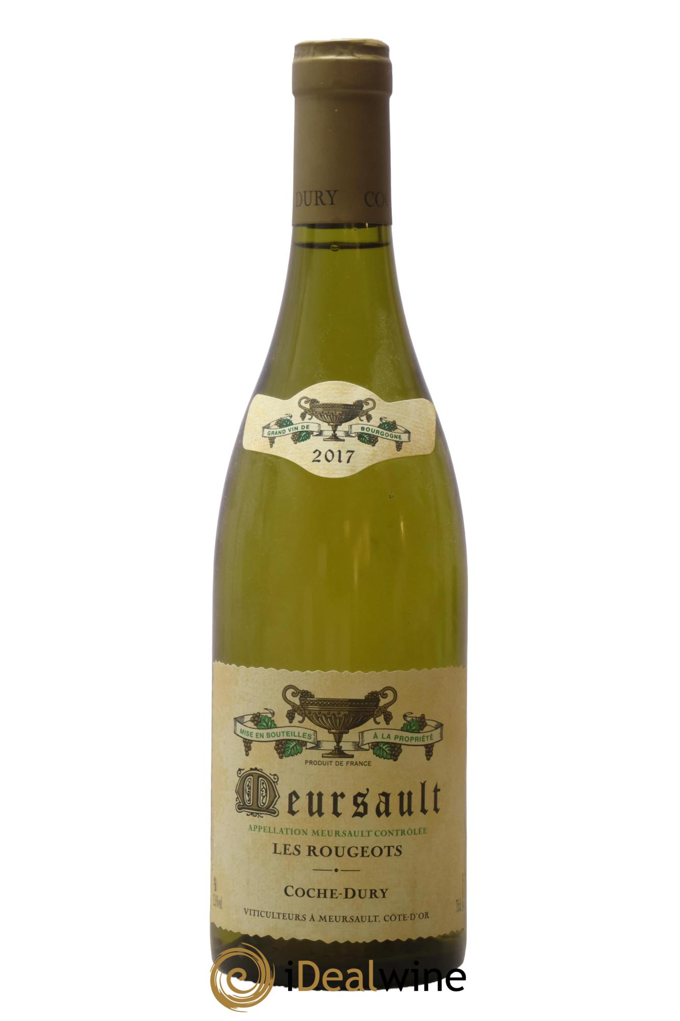 Meursault Les Rougeots Coche Dury (Domaine) 2017 - Lot of 1 bottle - 0