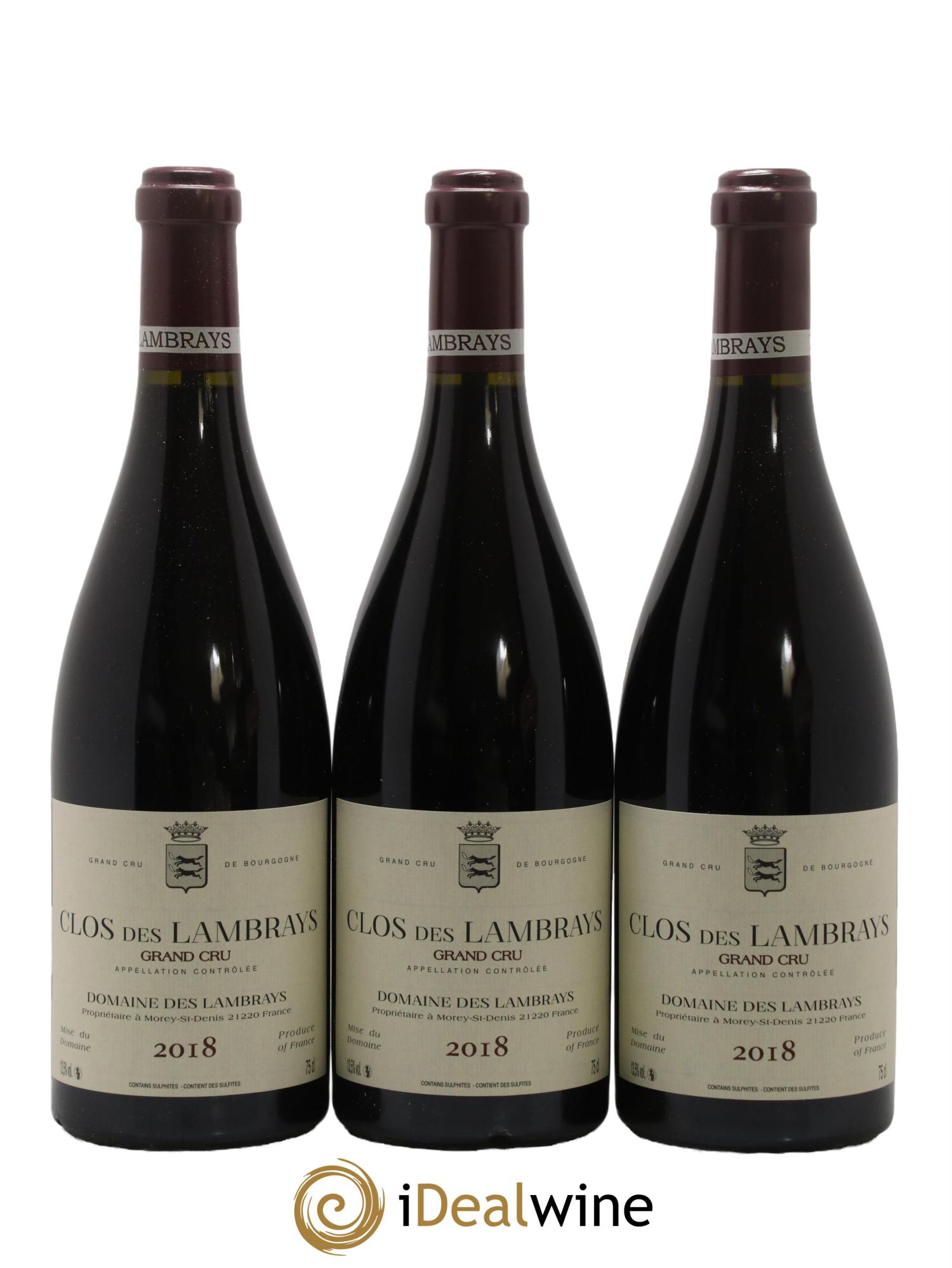 Clos des Lambrays Grand Cru Domaine des Lambrays 2018 - Lot de 6 bouteilles - 1