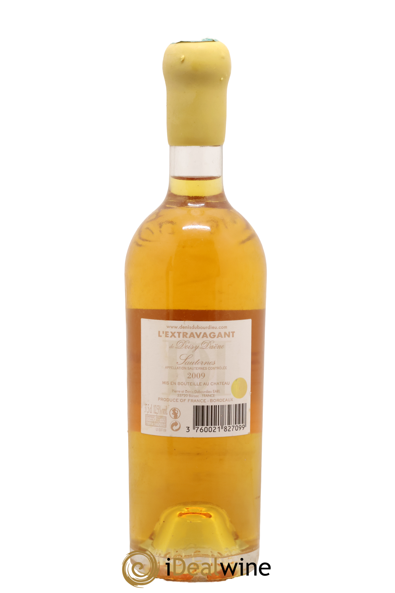 L'Extravagant de Doisy Daëne 2009 - Lot de 1 demi bouteille - 1