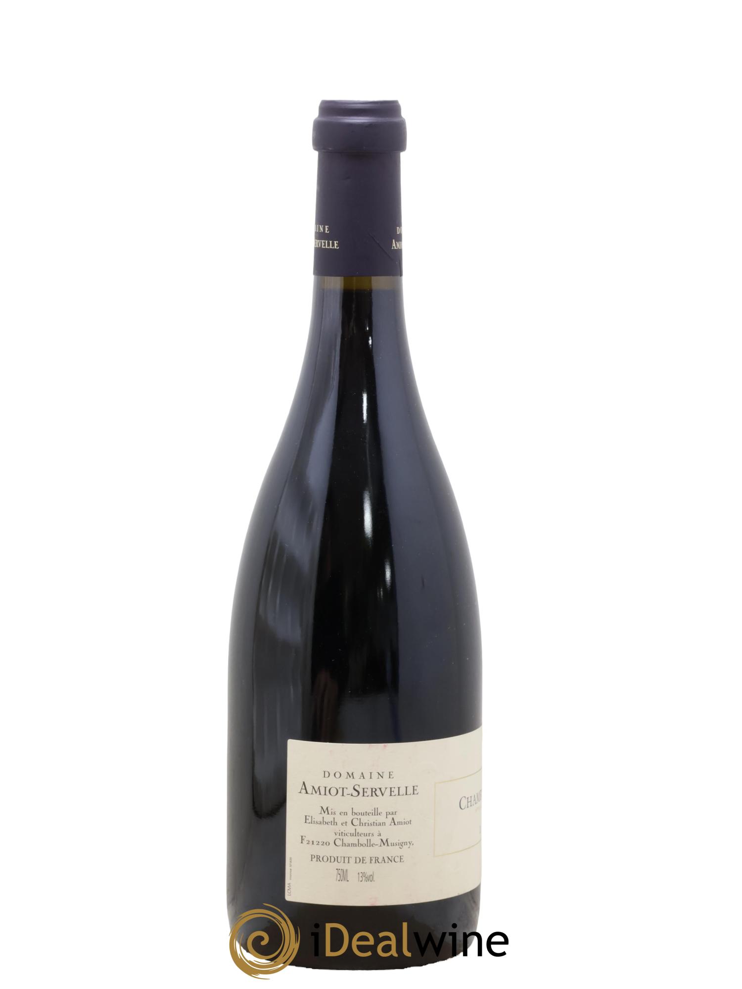 Chambolle-Musigny 1er Cru Les Amoureuses Amiot-Servelle 2001 - Lot de 1 bouteille - 1