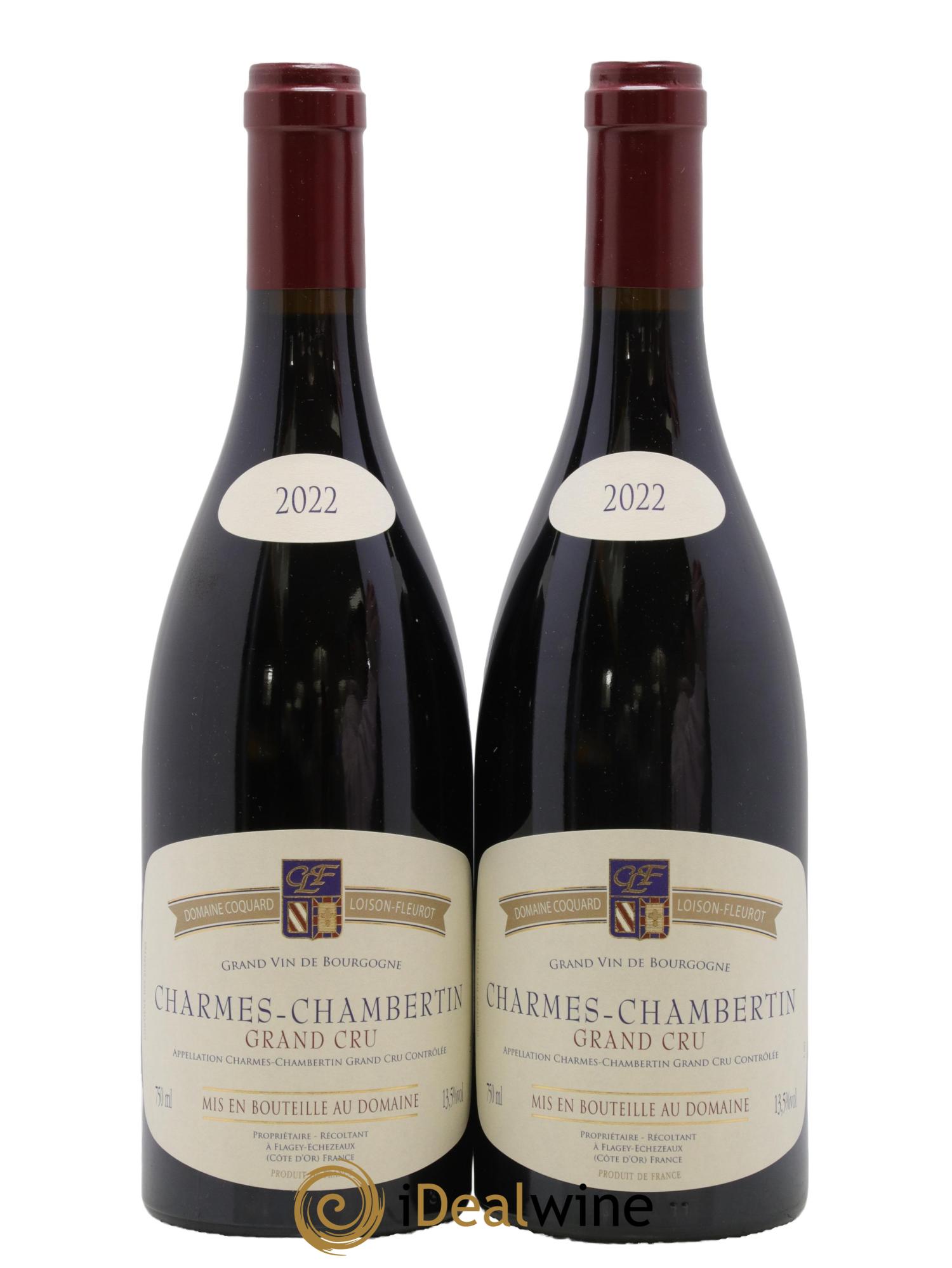 Charmes-Chambertin Grand Cru Coquard Loison-Fleurot 2022 - Lot de 2 bouteilles - 0