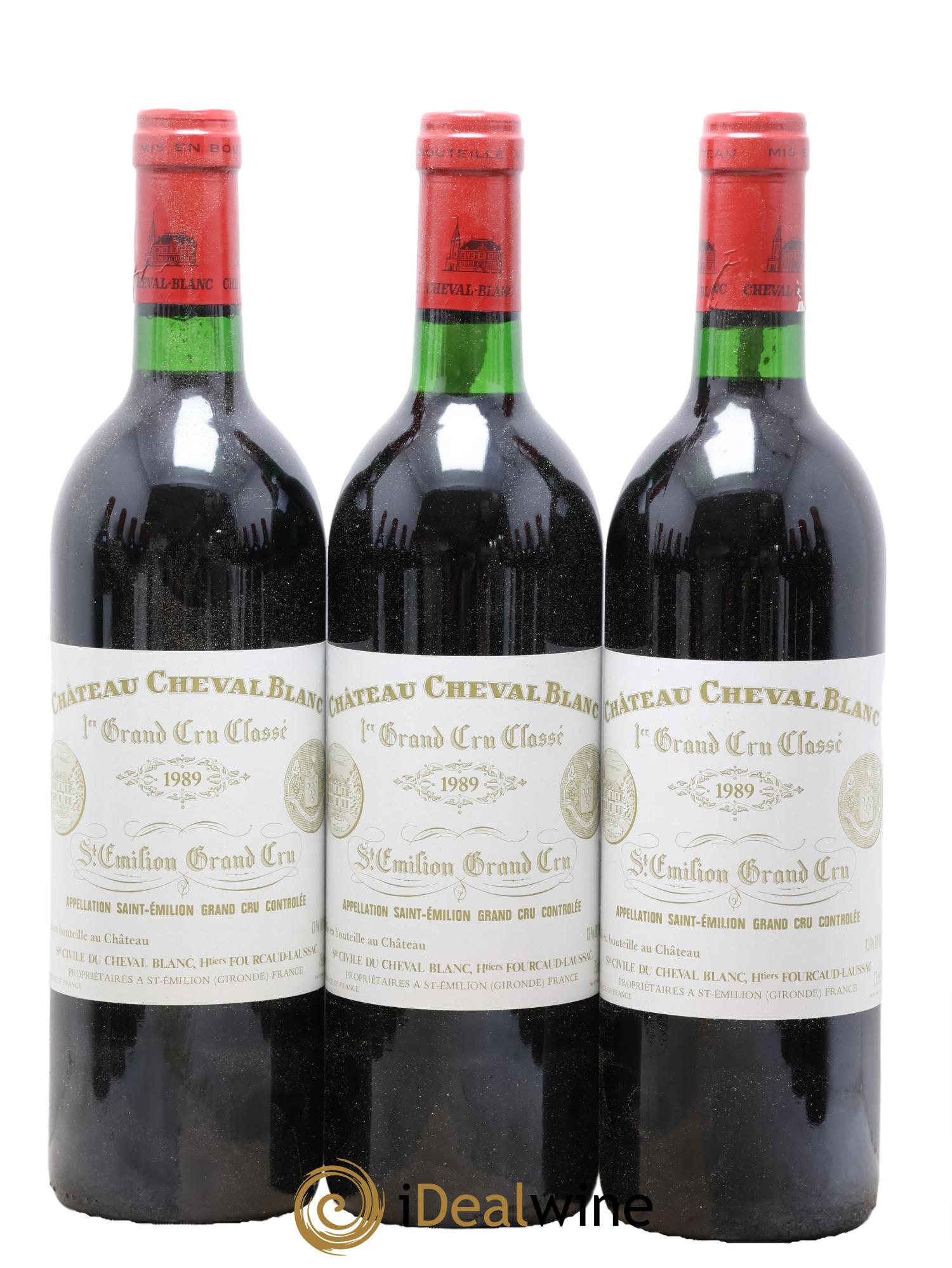 Château Cheval Blanc 1er Grand Cru Classé A 1989 - Lotto di 12 bottiglie - 1