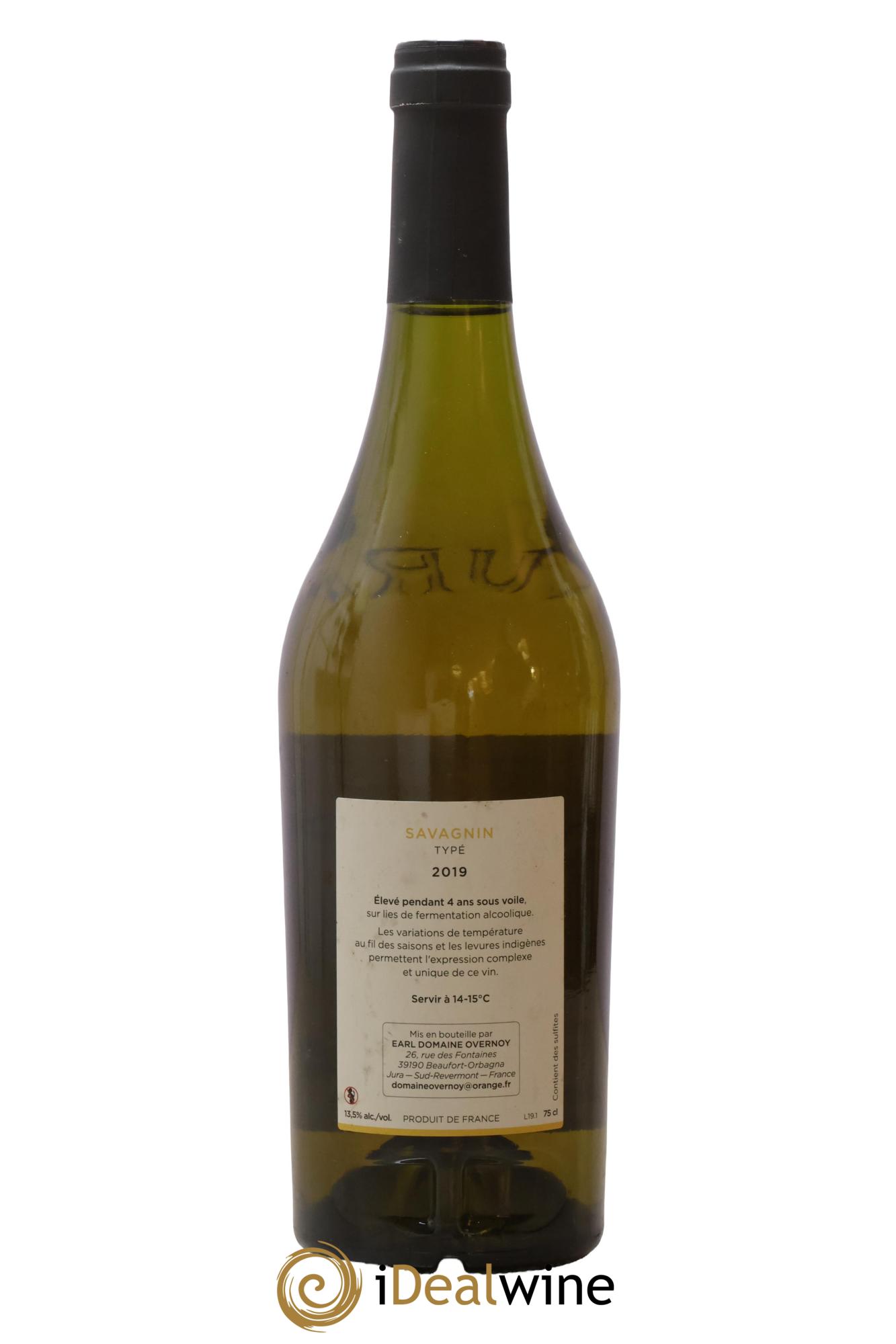 Côtes du Jura Savagnin 4 ans de voile Guillaume Overnoy  2019 - Lot de 1 bouteille - 1