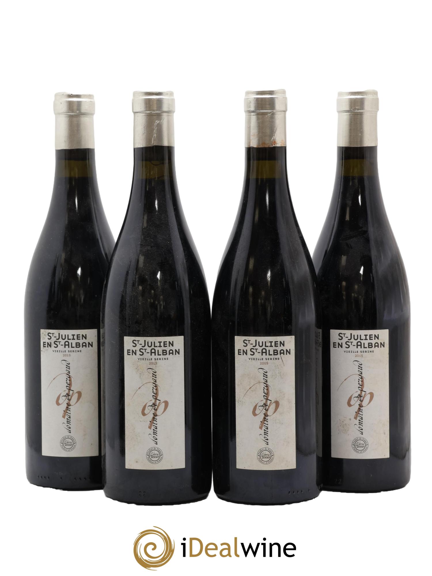 Côtes-du-Rhône Vieille Serine St Julien en St Alban Éric Texier 2015 - Lot of 4 bottles - 0