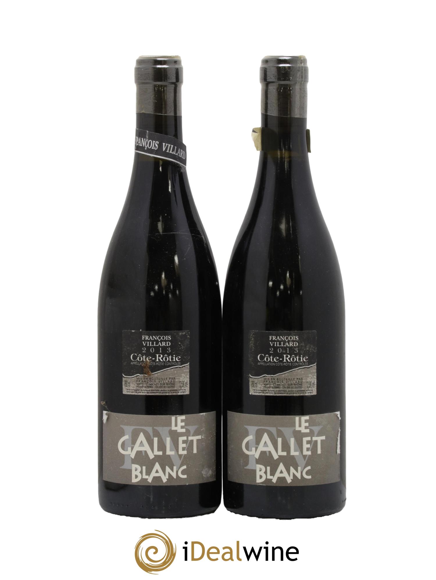 Côte-Rôtie Le Gallet Blanc François Villard 2013 - Lot de 2 bouteilles - 0