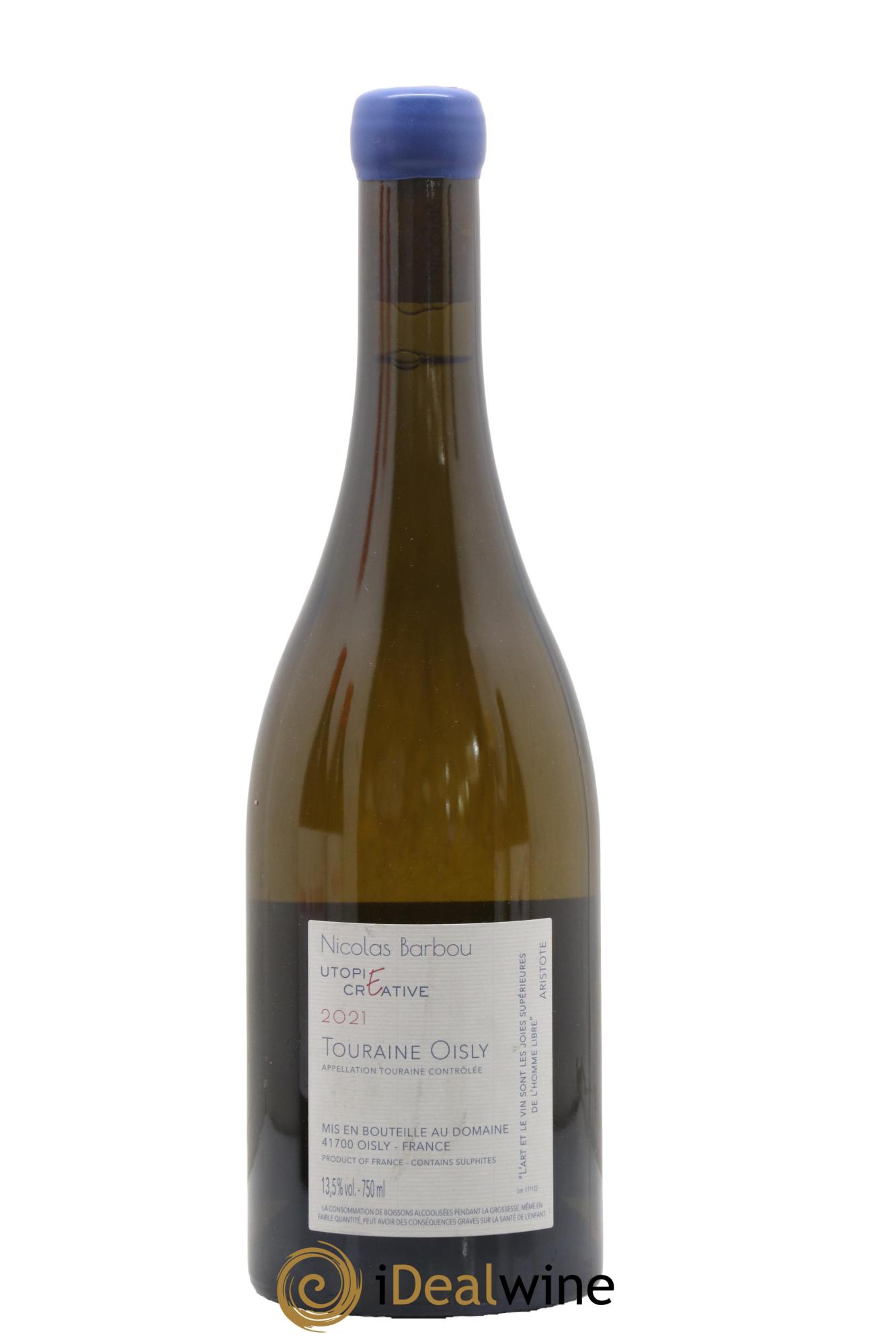 Touraine Oisly Utopie Créative Nicolas Barbou 2021 - Posten von 1 Flasche - 1