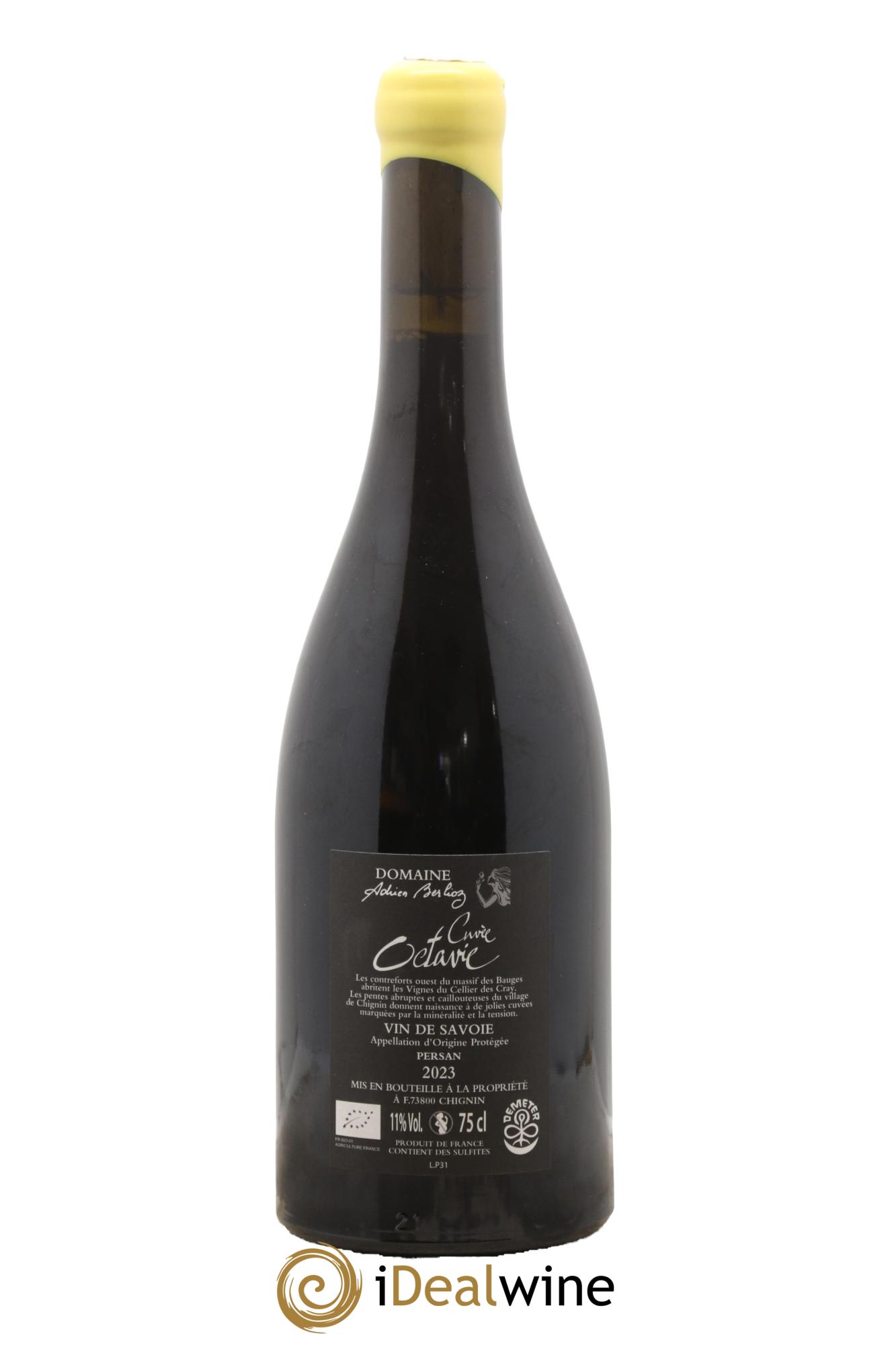 Vin de Savoie Cuvée Octavie Adrien Berlioz 2023 - Lotto di 1 bottiglia - 1