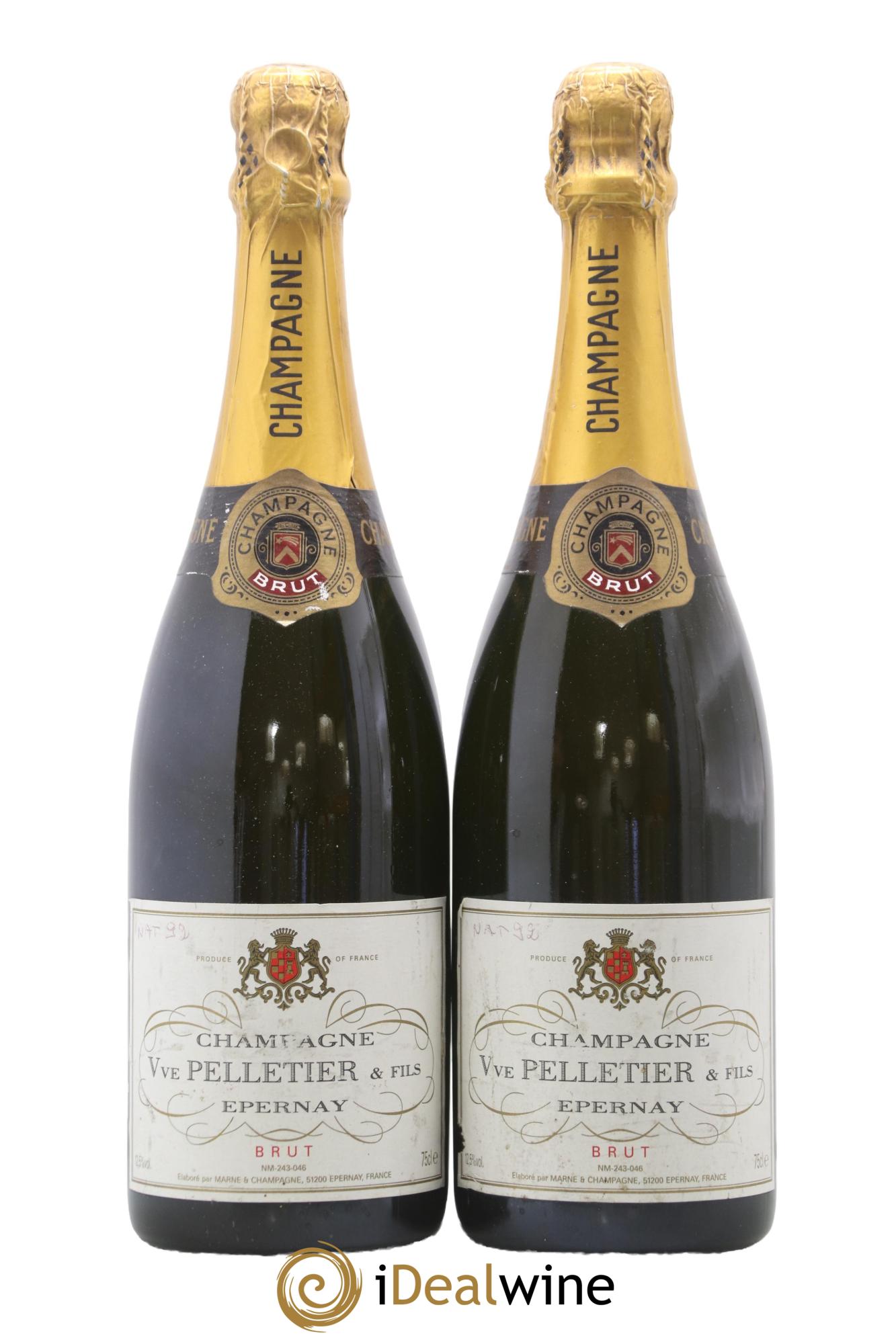 Champagne Brut Veuve Pelletier - Lot de 2 bouteilles - 0