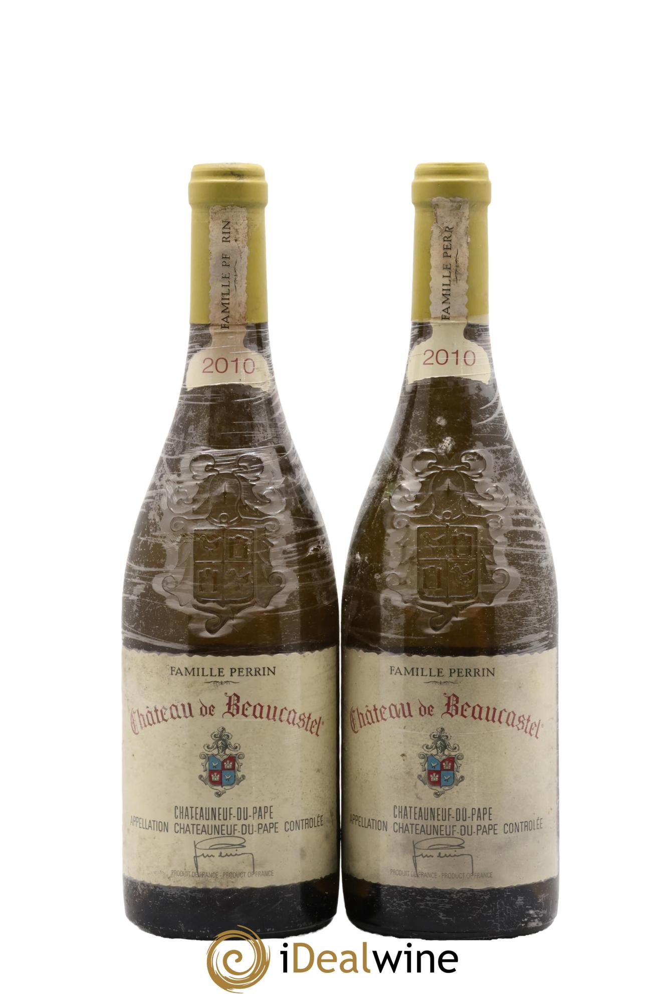 Châteauneuf-du-Pape Château de Beaucastel Famille Perrin 2010 - Lot de 2 bouteilles - 0