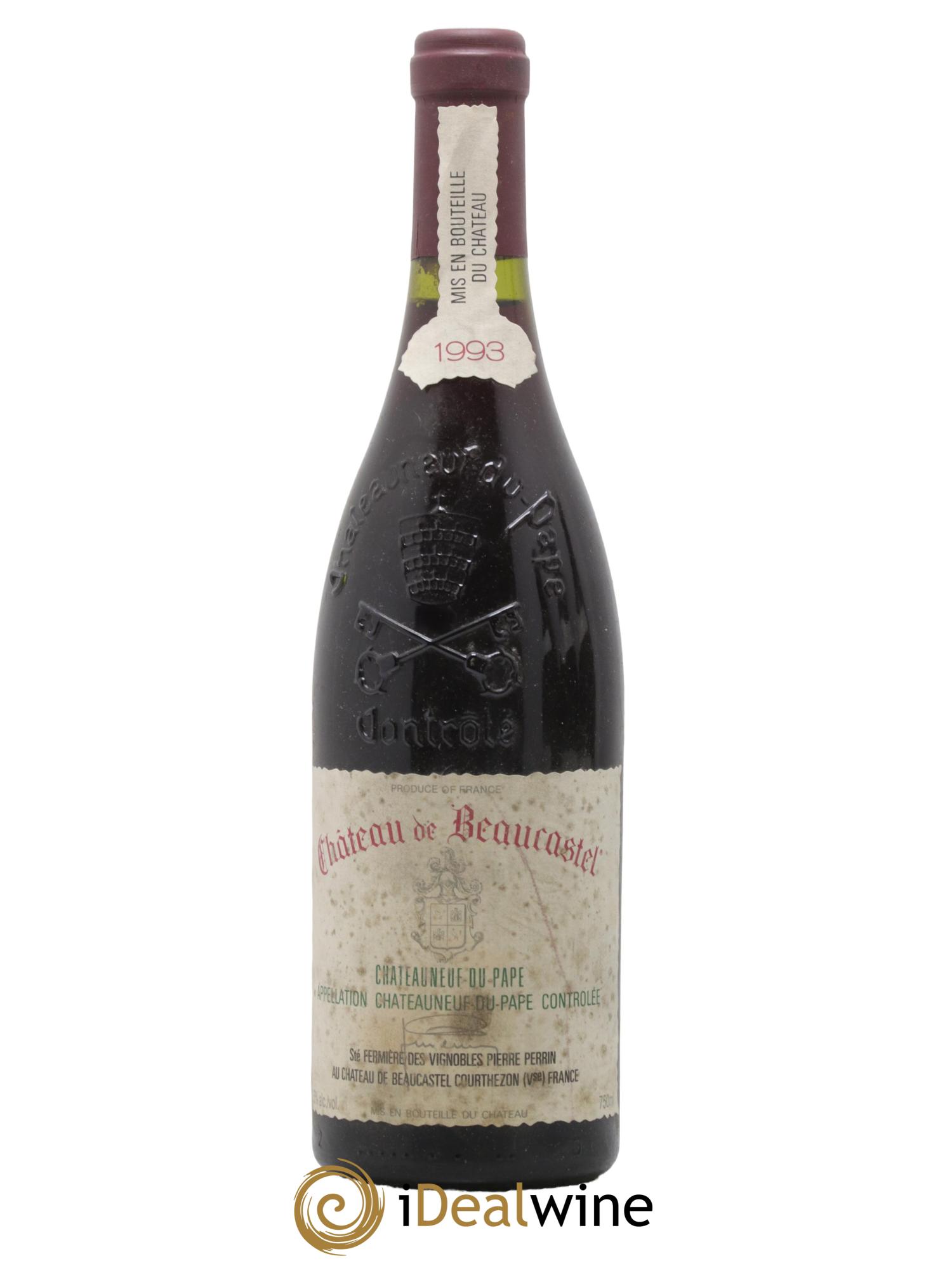 Châteauneuf-du-Pape Château de Beaucastel Famille Perrin 1993 - Lot de 1 bouteille - 0