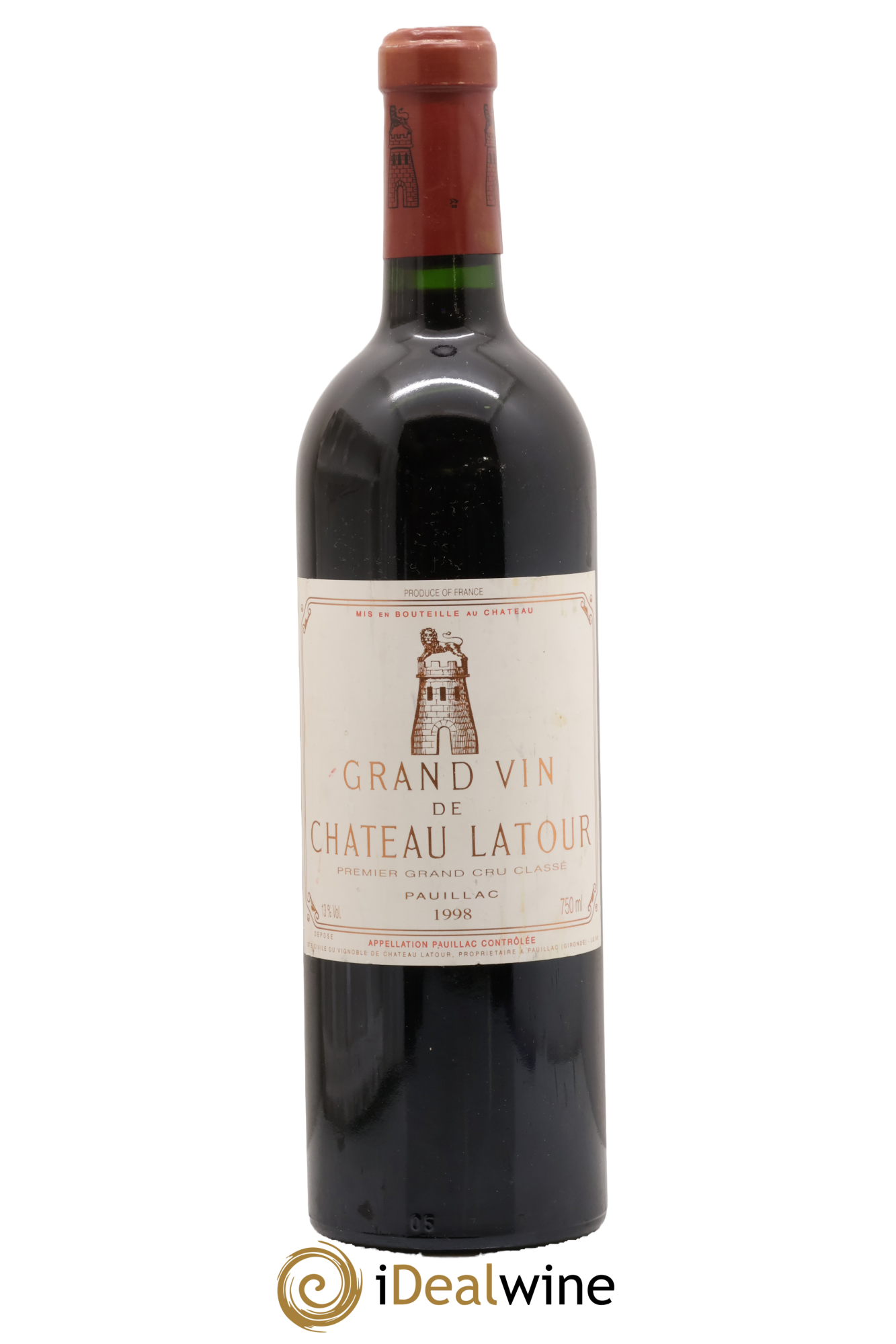 Château Latour 1er Grand Cru Classé 1998 - Lotto di 1 bottiglia - 0