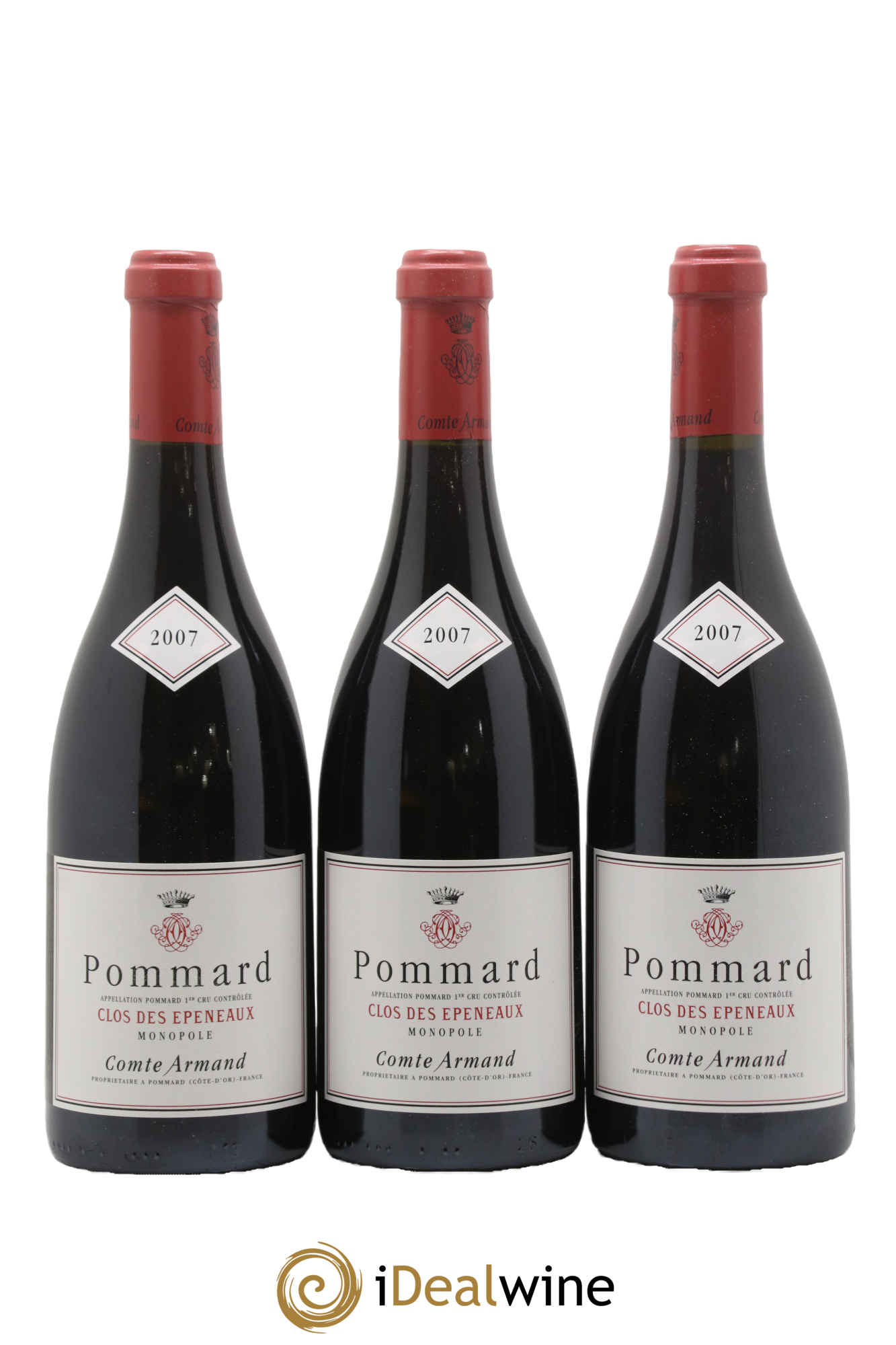Pommard 1er Cru Clos des Epeneaux Comte Armand 2007 - Lot de 6 bouteilles - 2