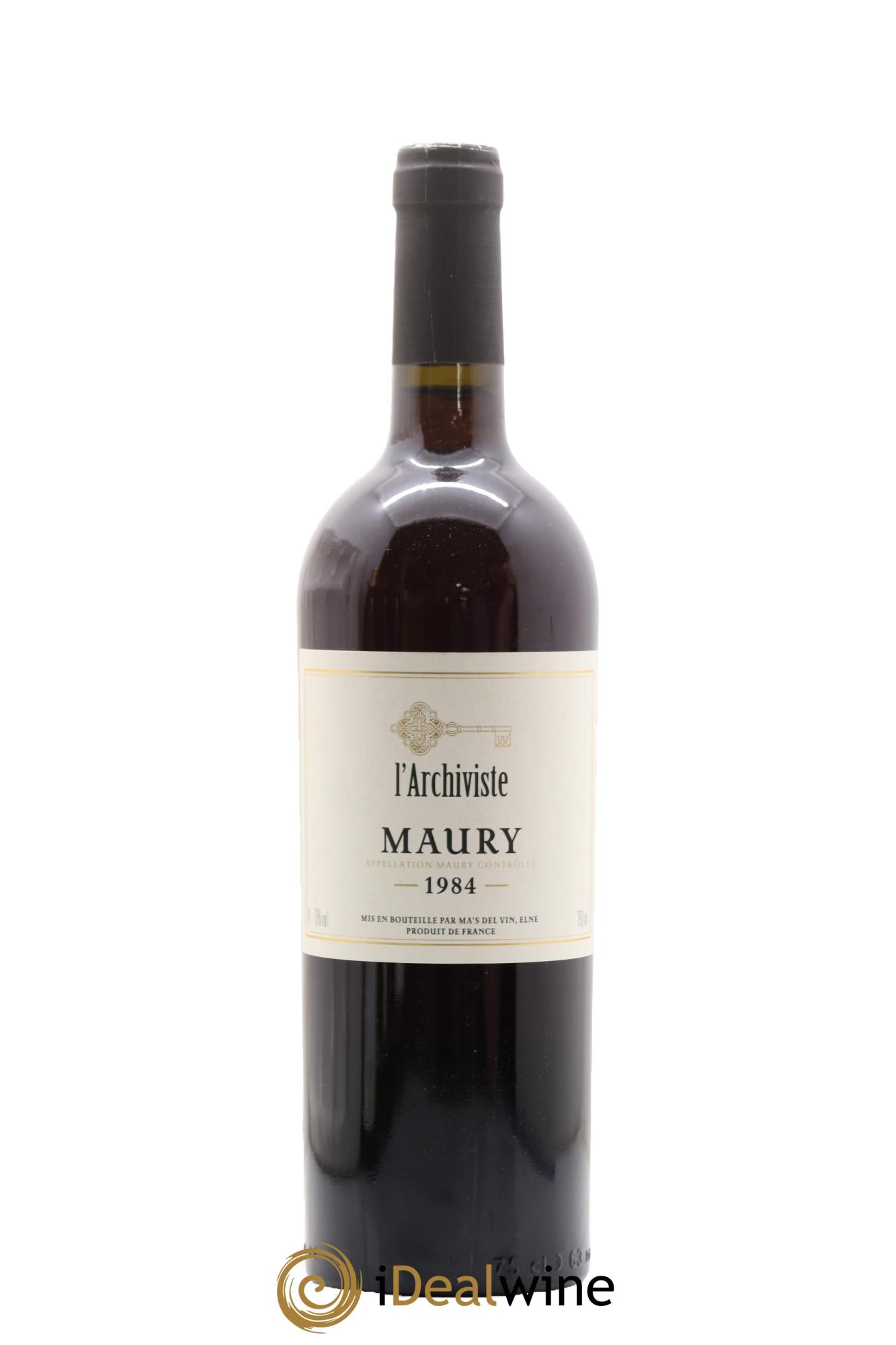 Maury L'Archiviste 1984 - Lotto di 1 bottiglia - 0