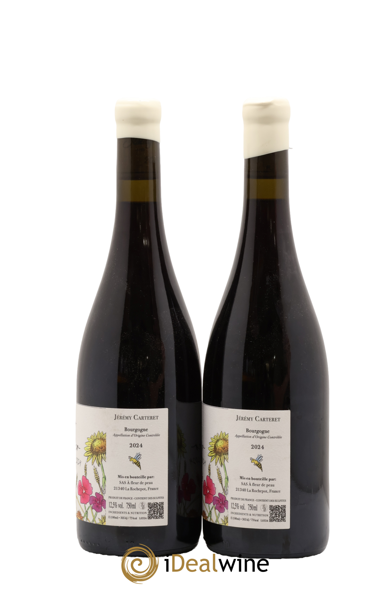 Bourgogne Flower Power Jérémy Carteret 2024 - Lot de 2 bouteilles - 1