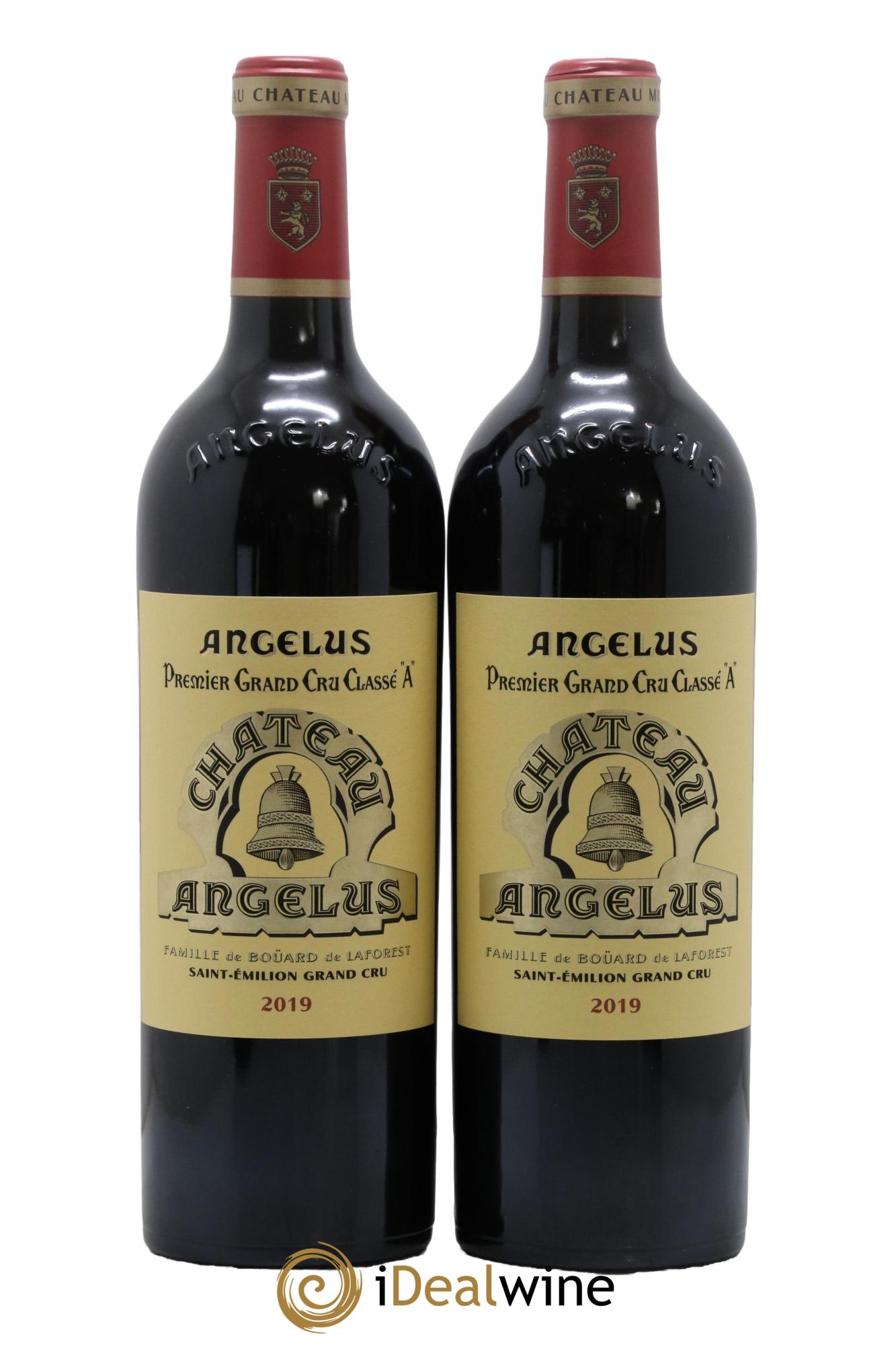 Château Angélus 1er Grand Cru Classé A 2019 - Lotto di 2 bottiglie - 0