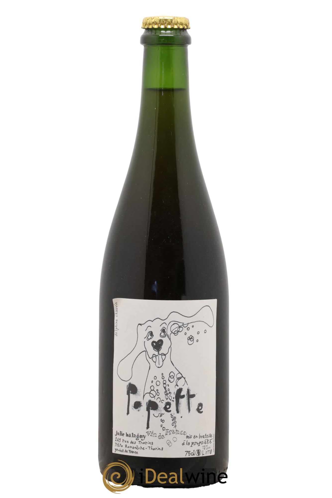 Vin de France Popette Julie Balagny 2018 - Lot de 1 bouteille - 0