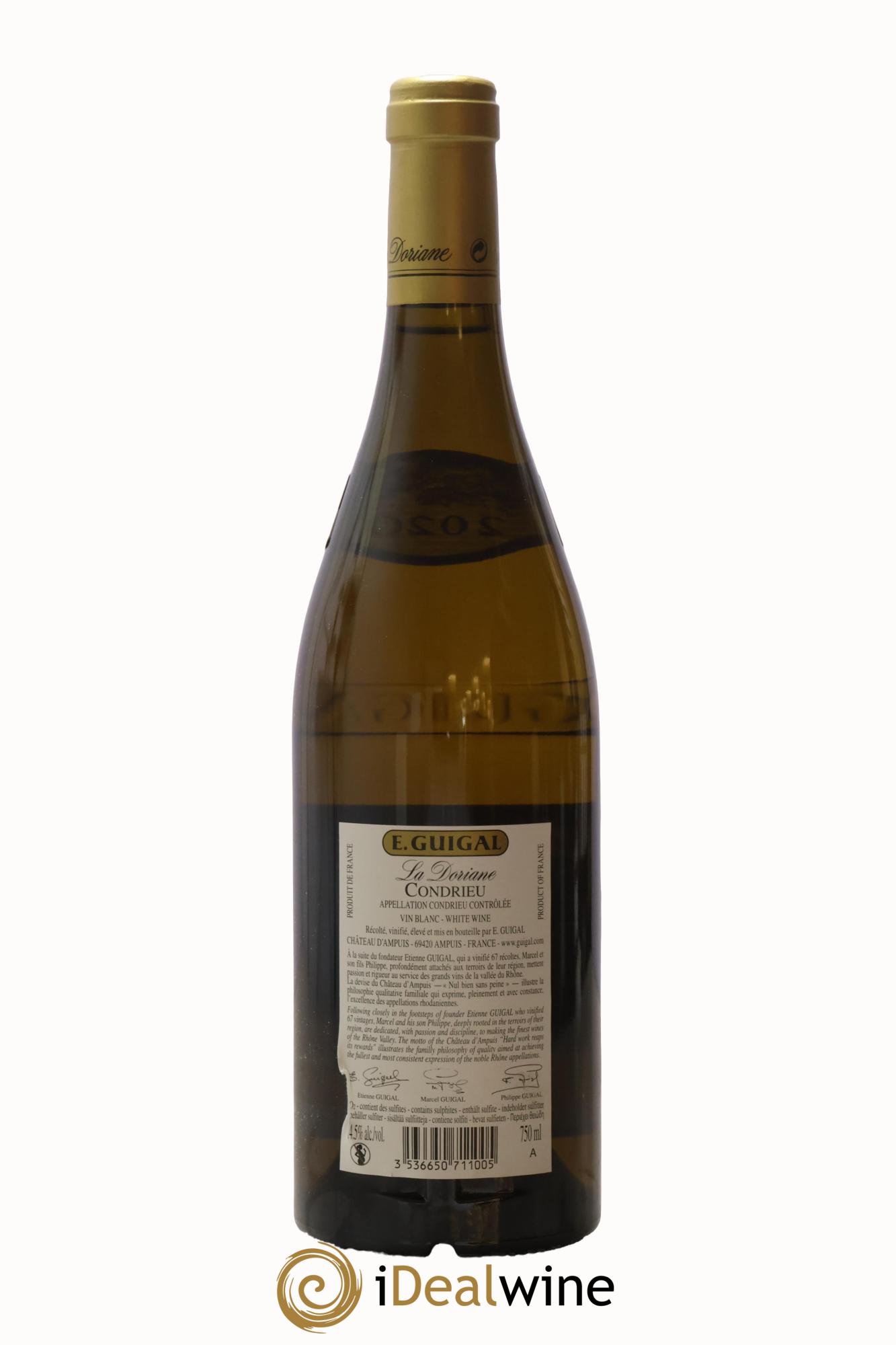 Condrieu La Doriane Guigal 2020 - Lot of 1 bottle - 1