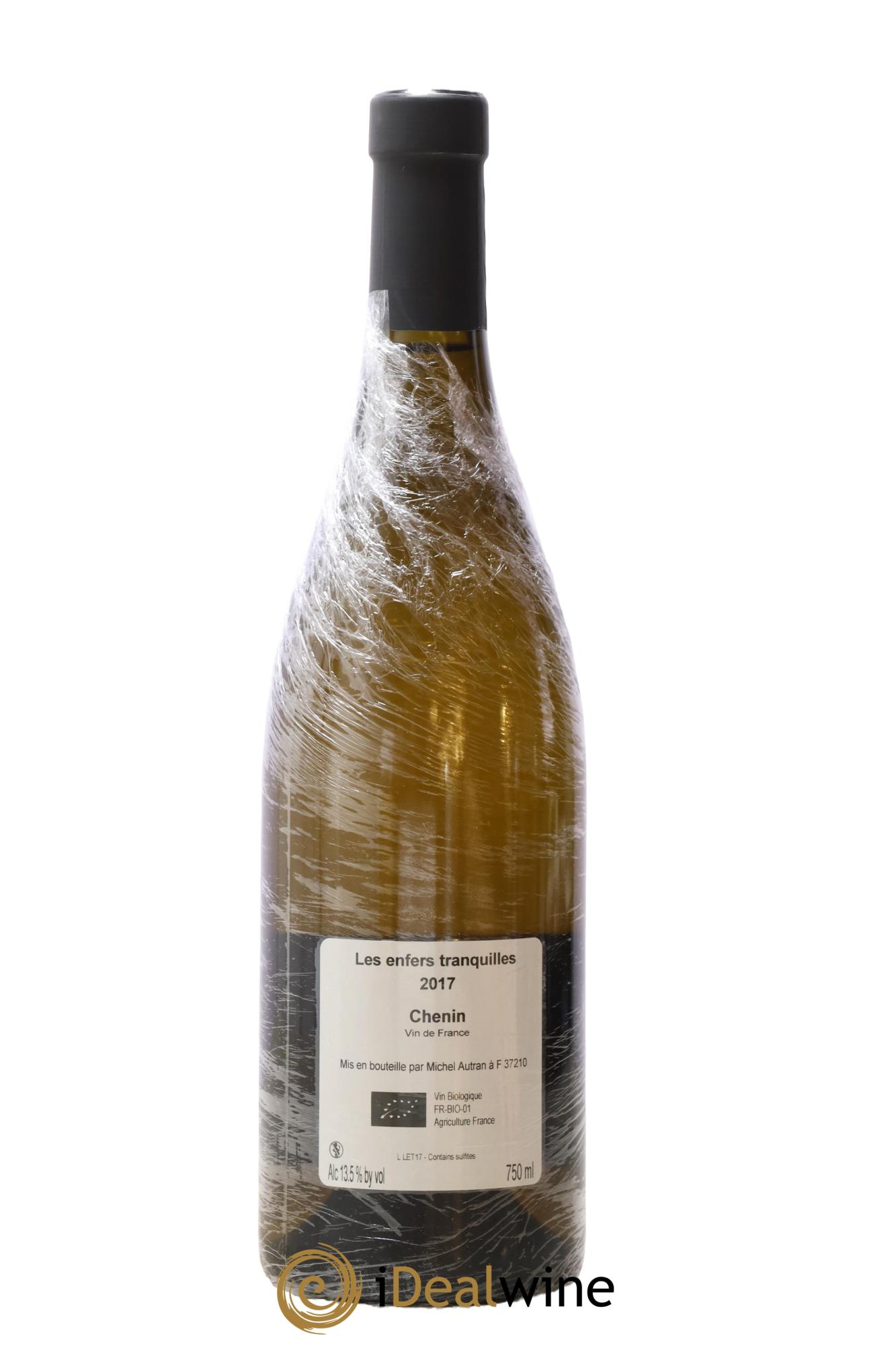 Vin de France Les Enfers Tranquilles Michel Autran 2017 - Lot of 1 bottle - 1