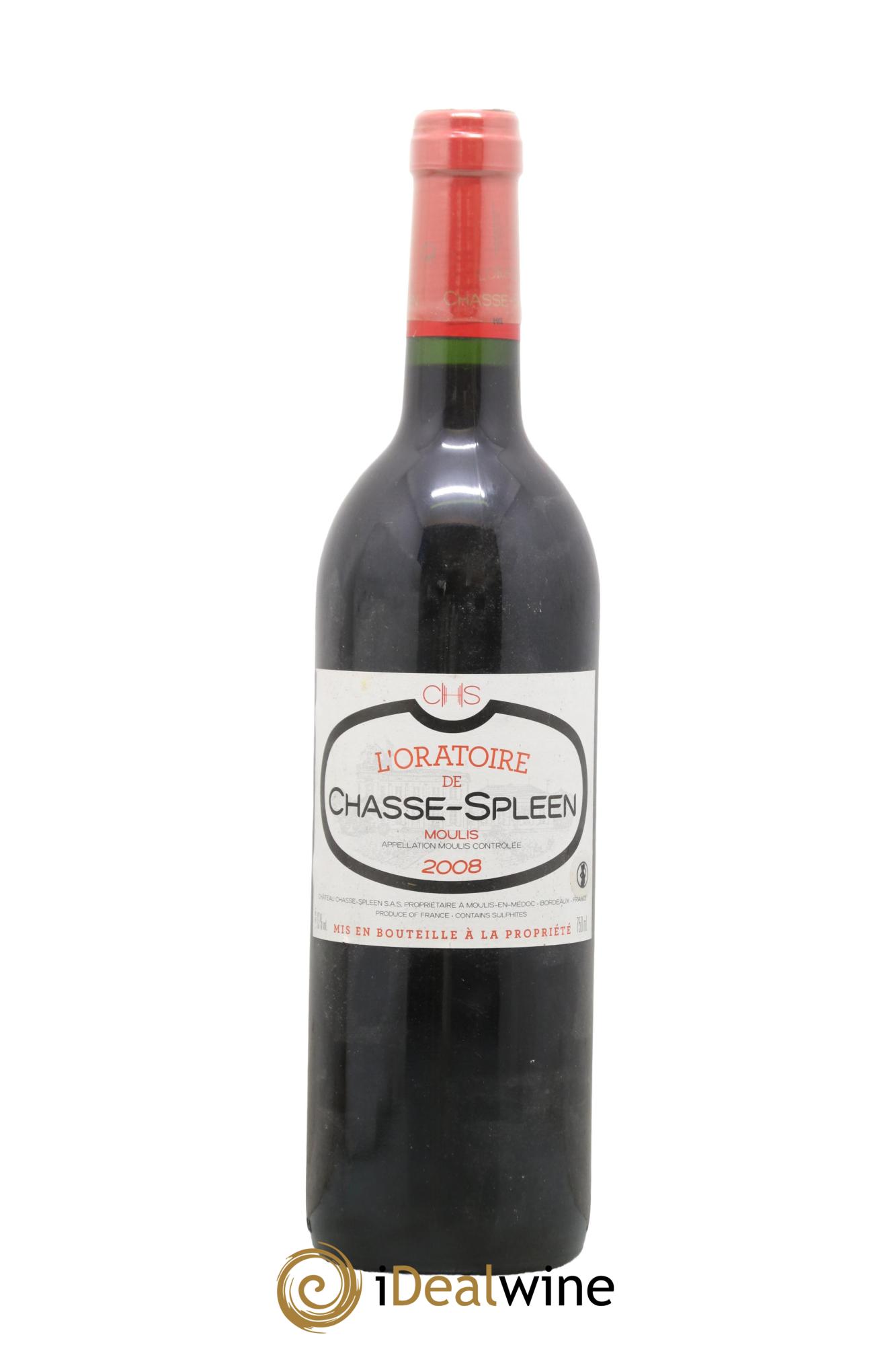 Oratoire de Chasse Spleen Second Vin 2008 - Lot of 1 bottle - 0