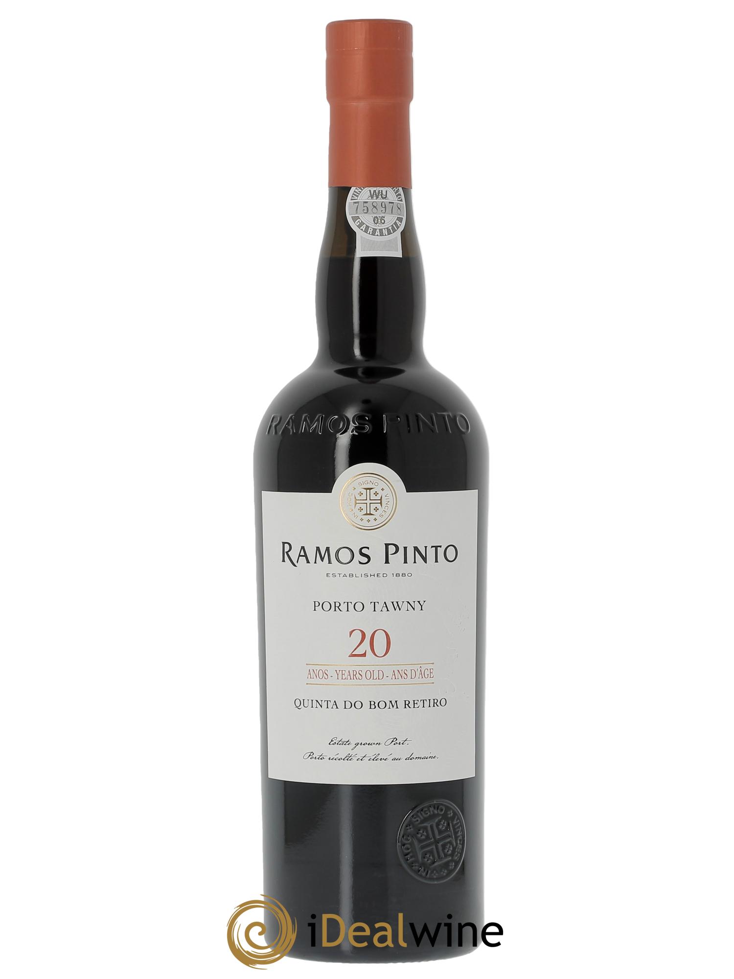 Porto Tawny 20 ans Quinta do Bom Retiro Ramos Pinto  - Lot of 1 bottle - 1
