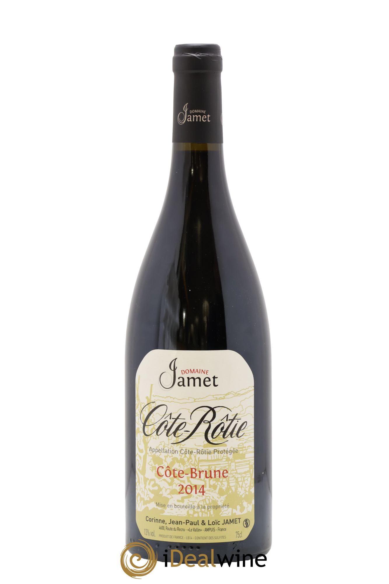 Côte-Rôtie Côte Brune Jamet (Domaine) 2014 - Posten von 1 Flasche - 0